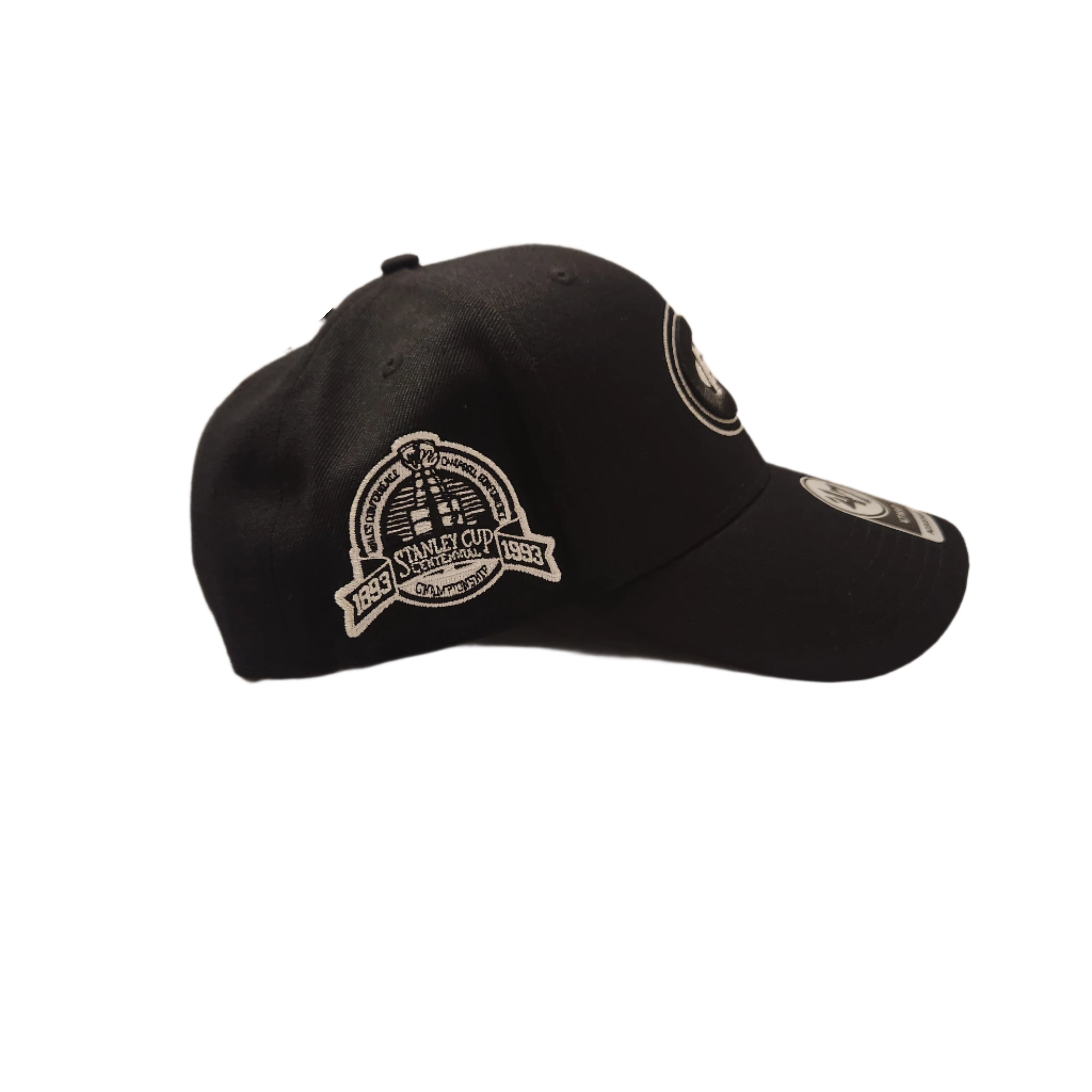 Montreal Canadiens NHL 47 Brand Men's Black White MVP Sure Shot Snapback