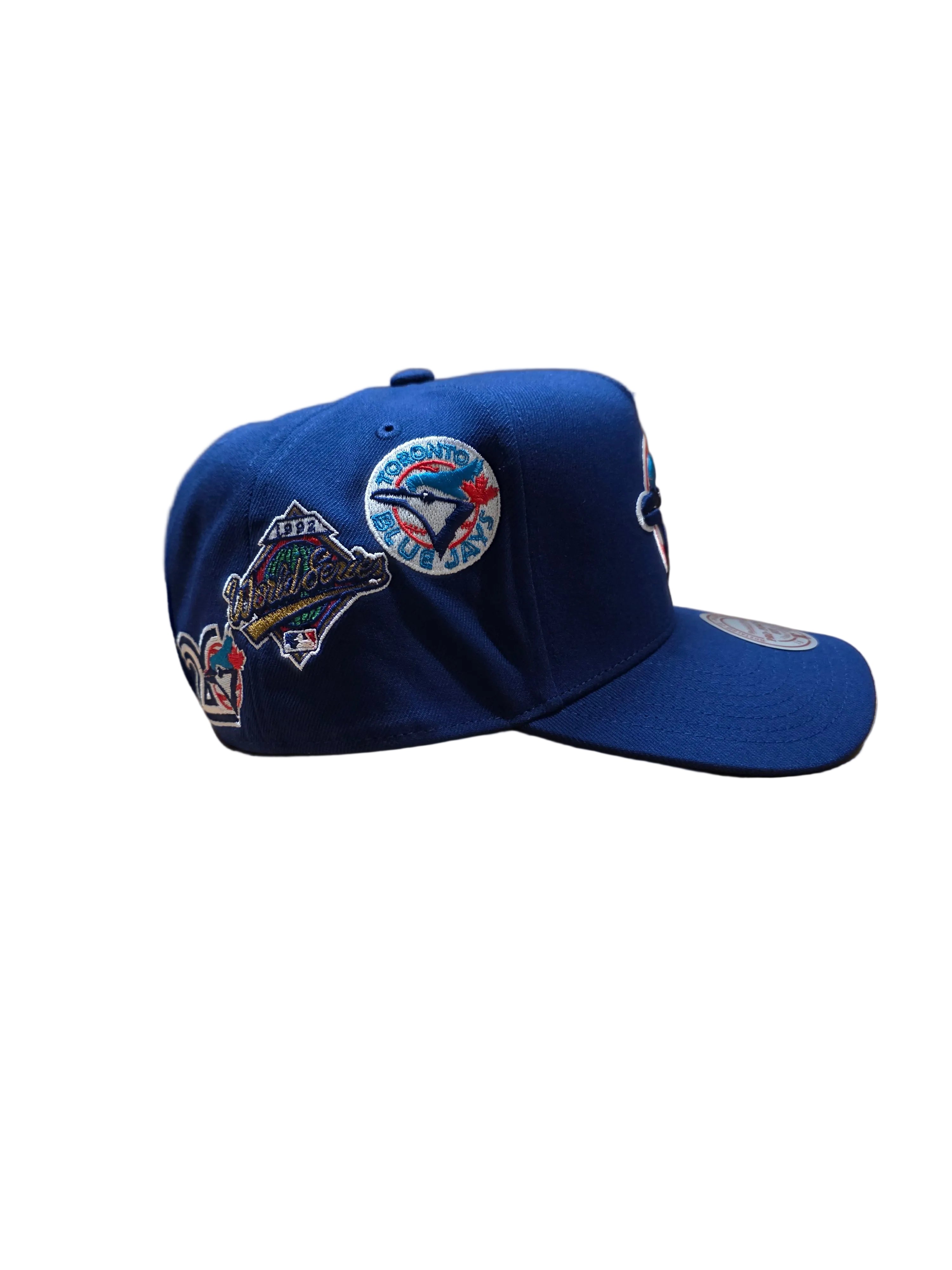Toronto Blue Jays MLB Mitchell & Ness Men's Royal Historical Pro Pinch Fit Snapback Hat