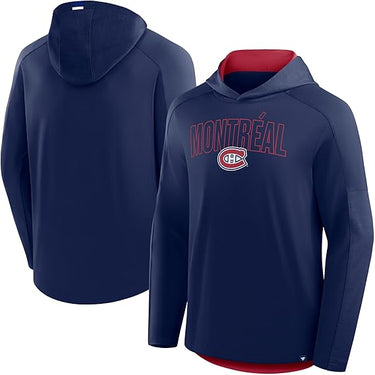 Chemise à manches longues marine Penalty pour homme des Canadiens de Montréal (NHL) de marque Fanatics