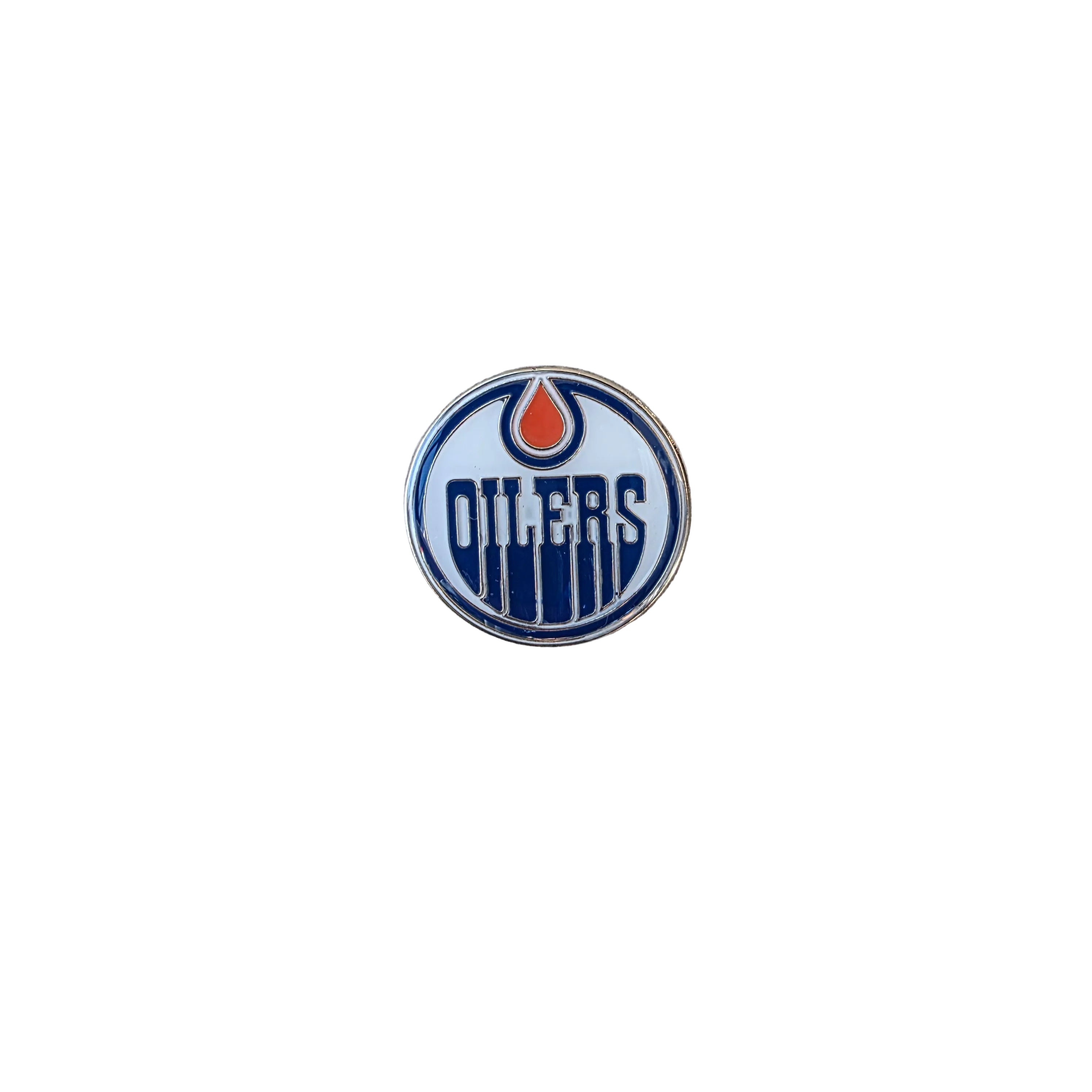 Pin's à revers avec le logo de l'équipe des Oilers d'Edmonton (LNH) sur TSV