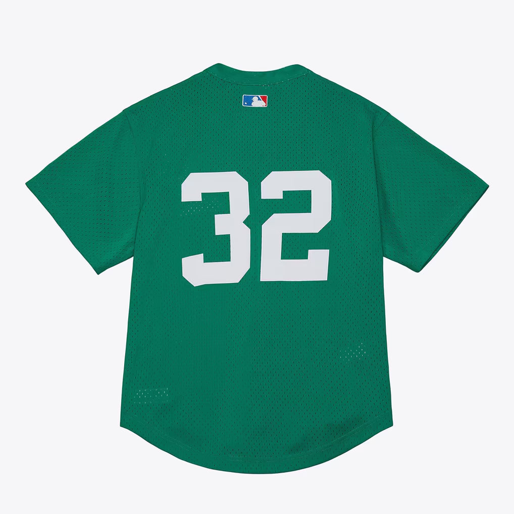 Roy Halladay Toronto Blue Jays MLB Mitchell & Ness Men's Kelly Green 2003 Authentic Batting Practice Jersey