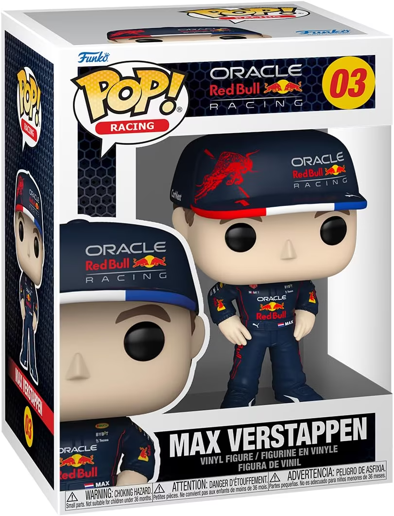 Figurine Funko POP Racing Max Verstappen Red Bull F1 n° 3