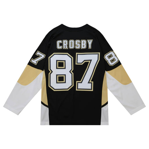 Sidney Crosby Pittsburgh Penguins NHL Mitchell & Ness Men's Black 2008 Blue Line Authentic Jersey