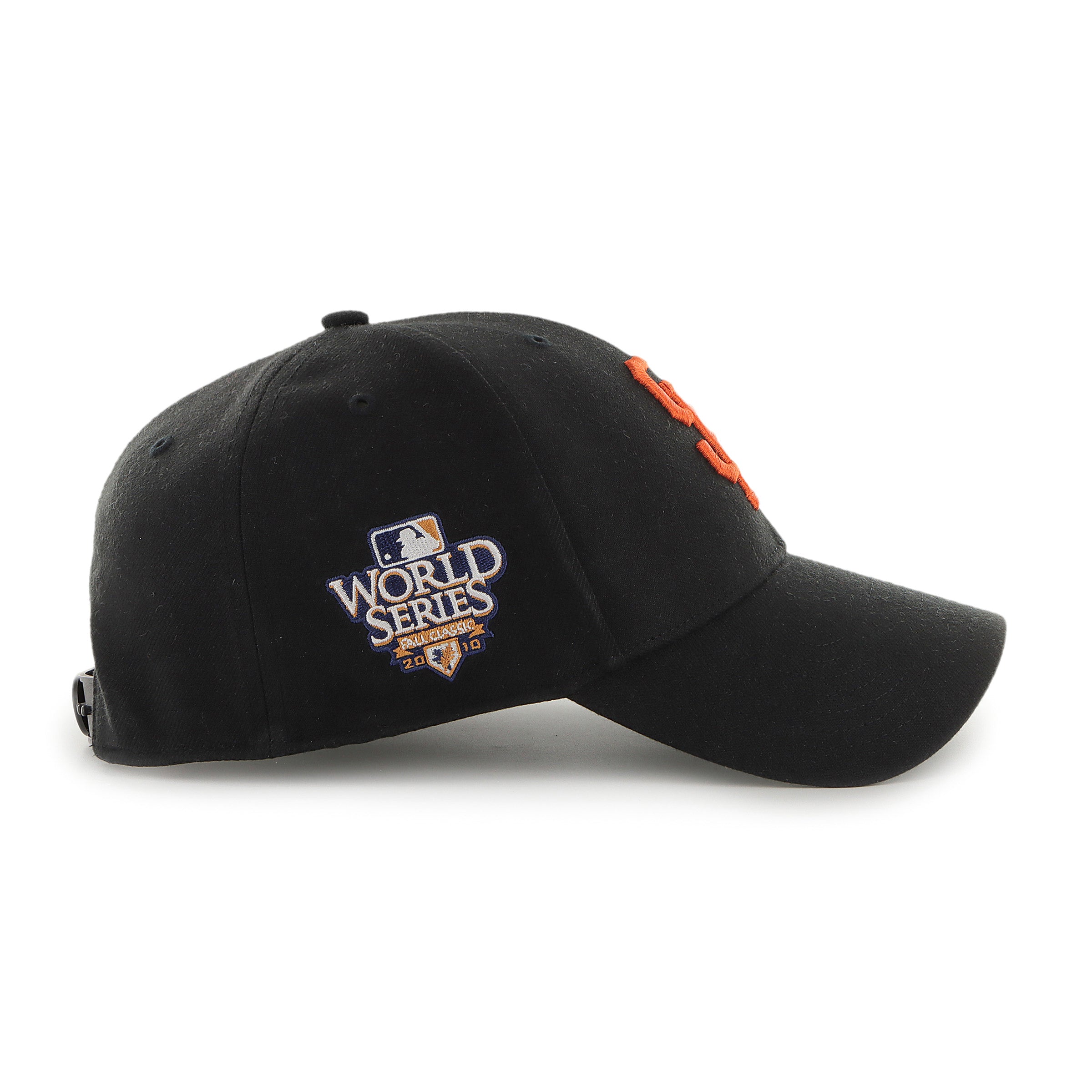San Francisco Giants MLB 47 Brand Casquette noire pour homme 2010 World Series MVP Sure Shot Snapback