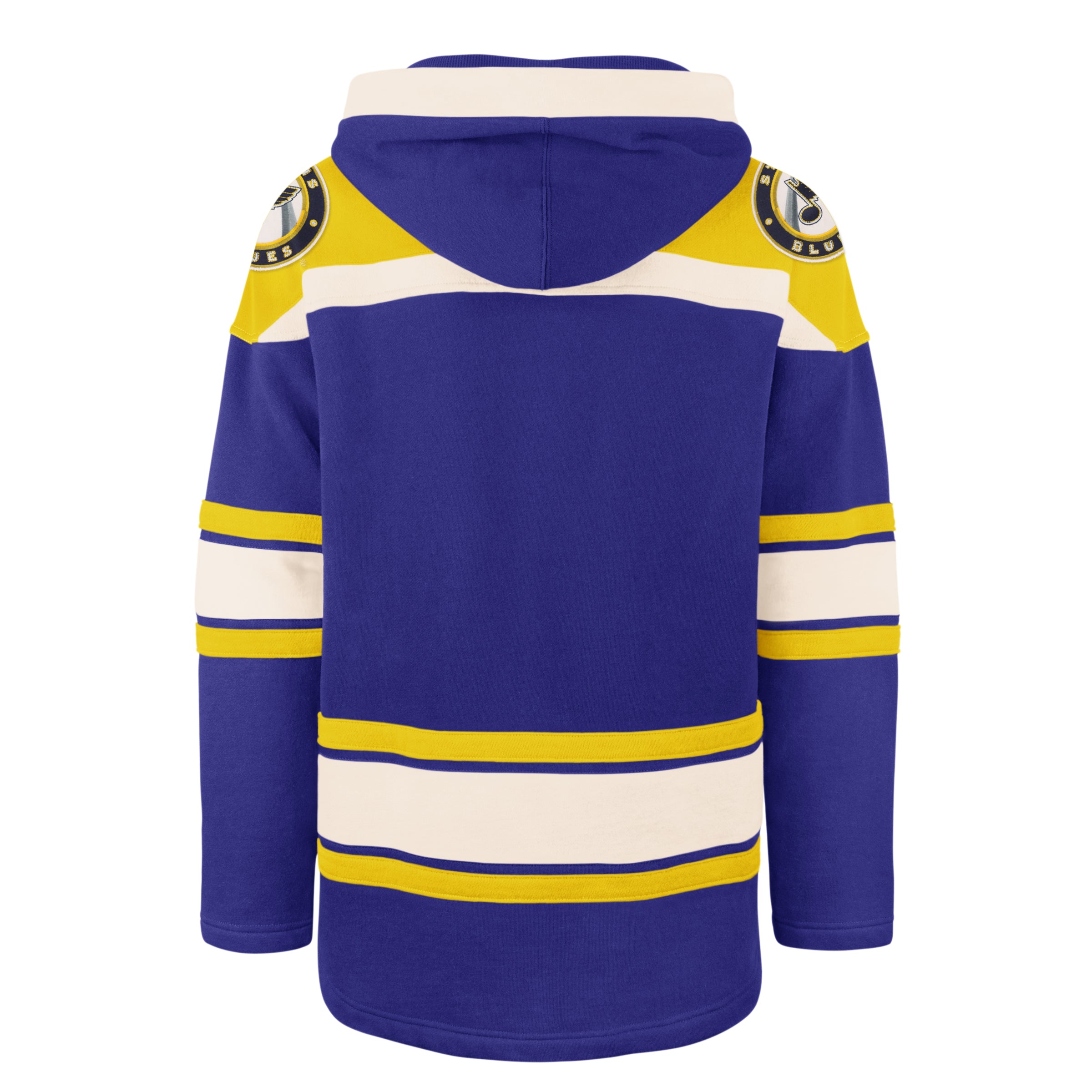 St. Louis Blues NHL 47 Brand Men's Royal Heavyweight Lacer Hoodie