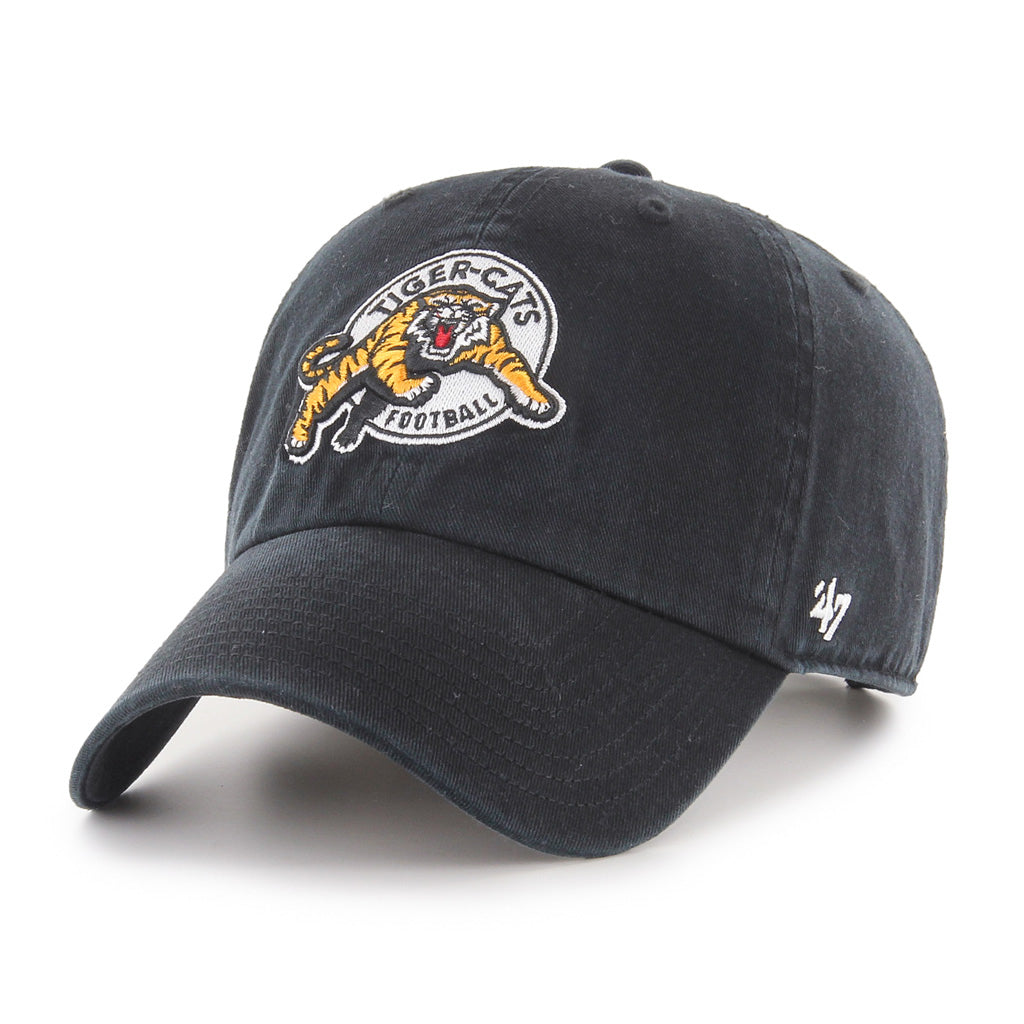 Casquette réglable de nettoyage noire CFL 47 Brand des Tiger-Cats de Hamilton pour hommes
