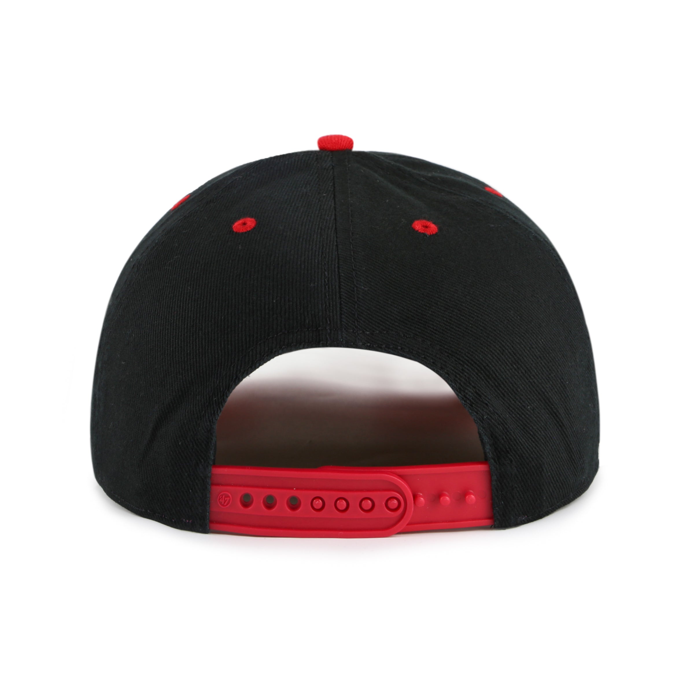 Toronto Raptors NBA 47 Brand Casquette réglable noire à double tête avec attelage de base pour hommes