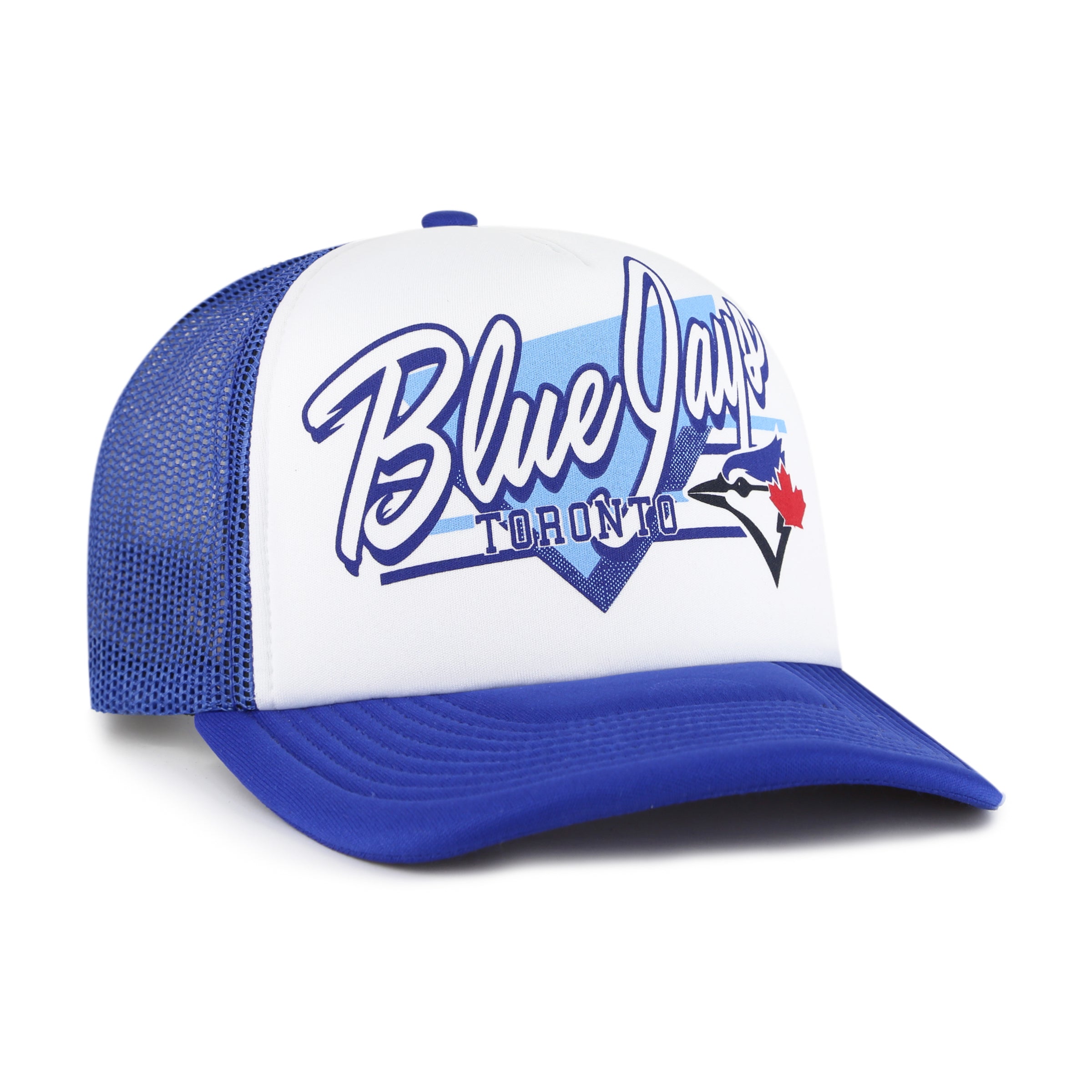 Casquette de camionneur en mousse Royal Hangout des Blue Jays de Toronto MLB 47 Brand pour hommes
