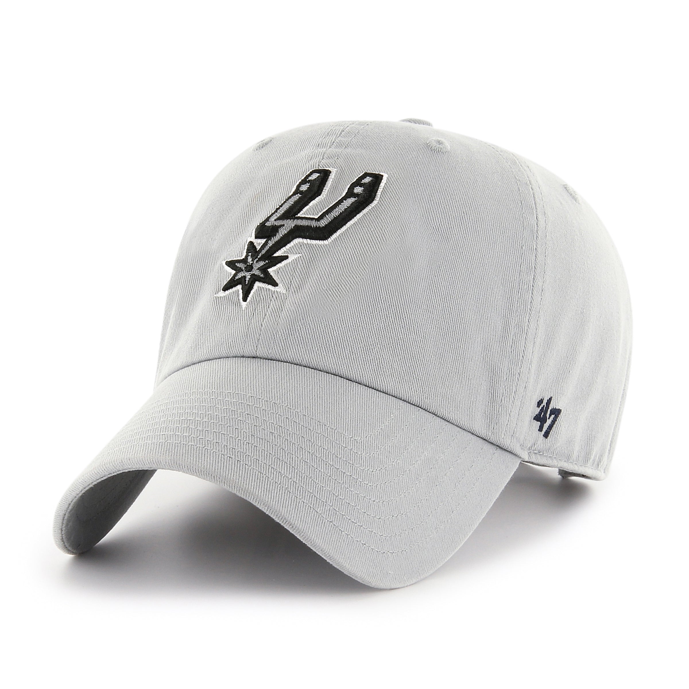 San Antonio Spurs NBA 47 Brand Casquette ajustable Clean Up grise pour hommes