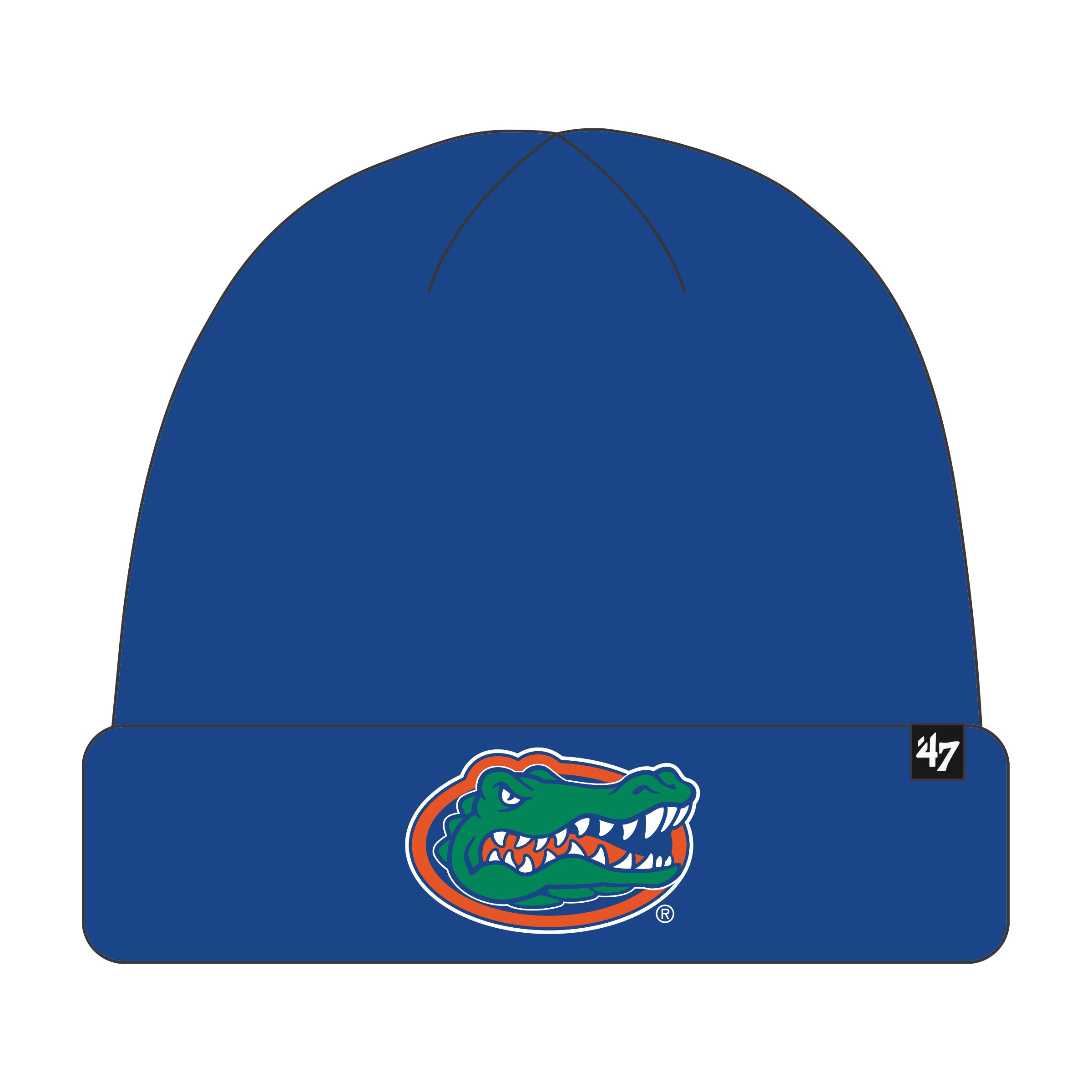 Bonnet en tricot à revers surélevé Royal pour homme de la marque NCAA 47 des Florida Gators