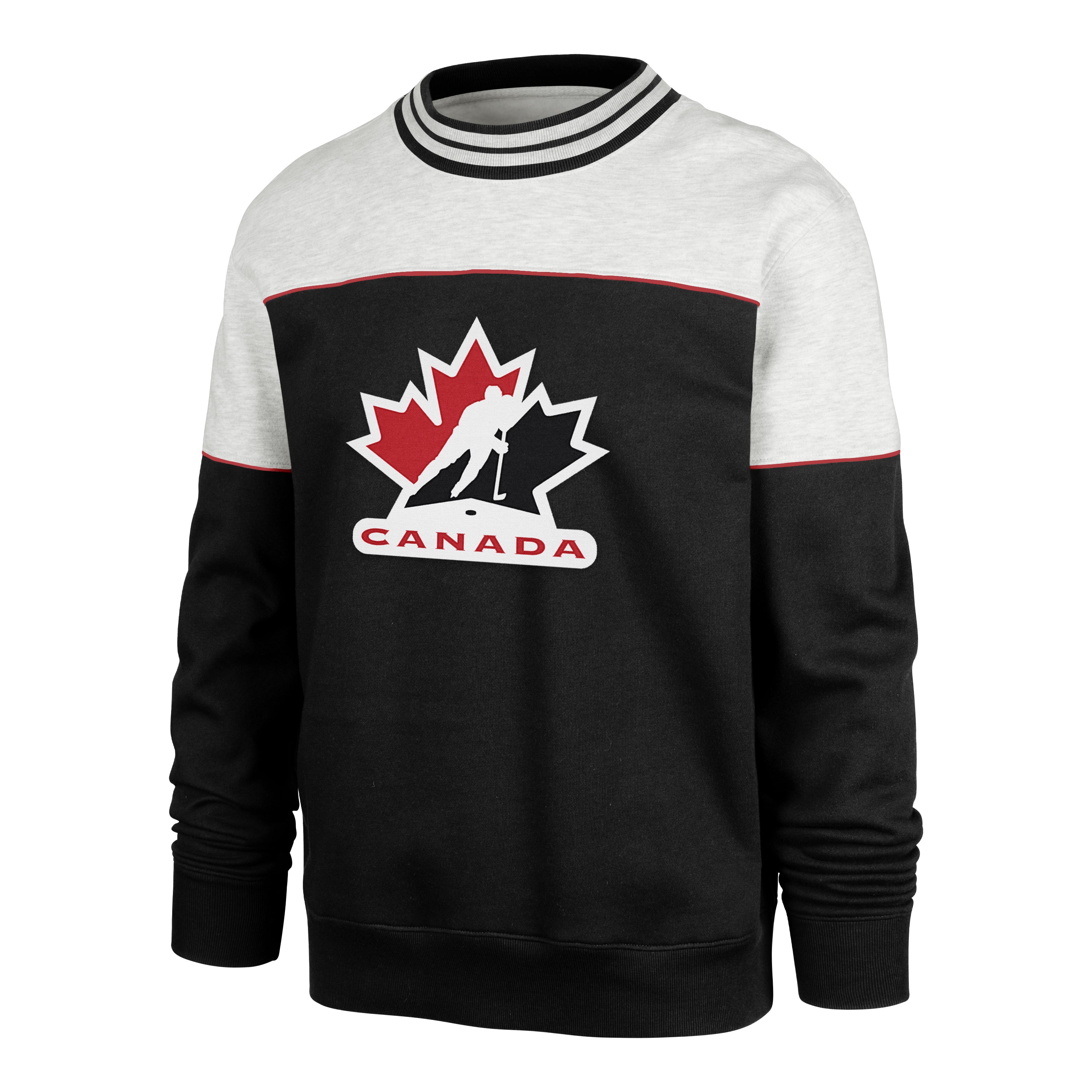 Chandail ras du cou en satin gris pour homme de la marque IIHF 47 de Hockey Canada Bryson