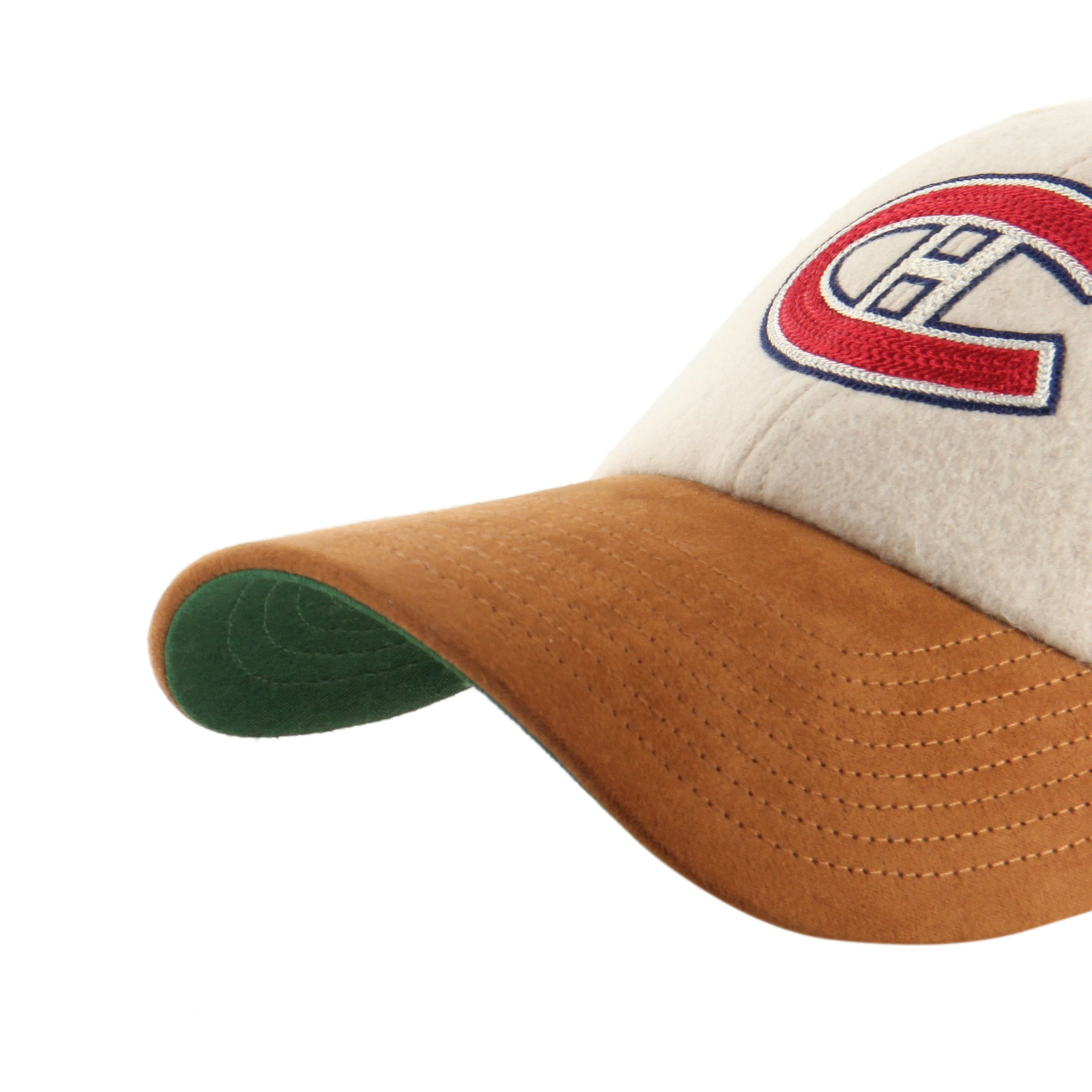 Montreal Canadiens NHL 47 Brand Men's Beige Rafter Clean Up Adjustable Hat