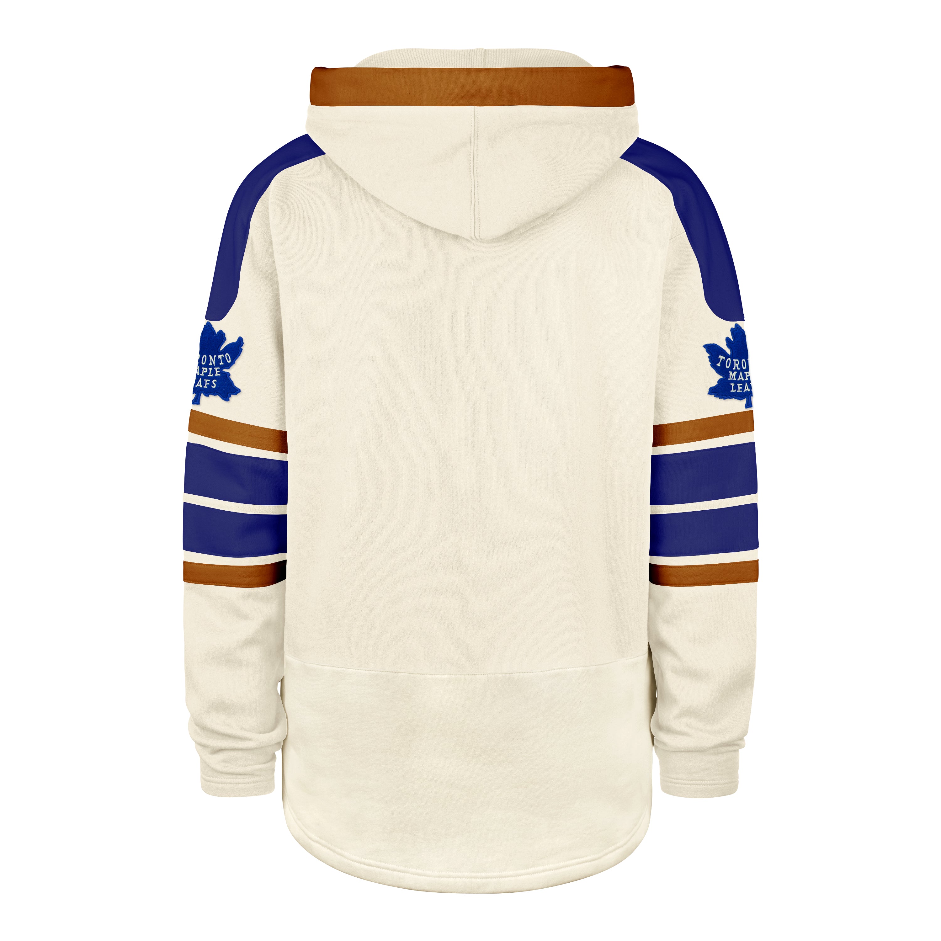 Toronto Maple Leafs NHL 47 Brand Men's Beige Heritage Heavyweight Lacer Hoodie