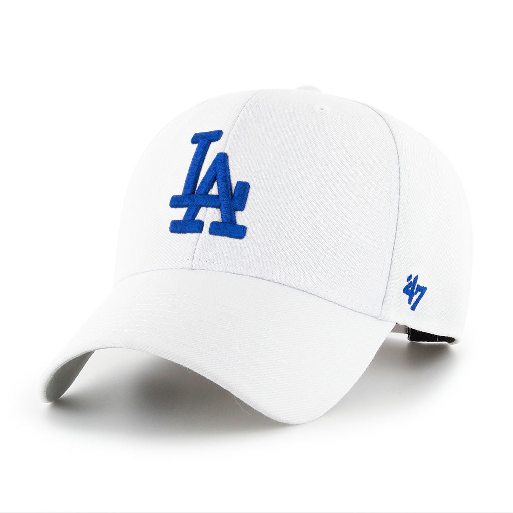 Casquette ajustable blanche MVP pour homme des Dodgers de Los Angeles MLB 47 Brand