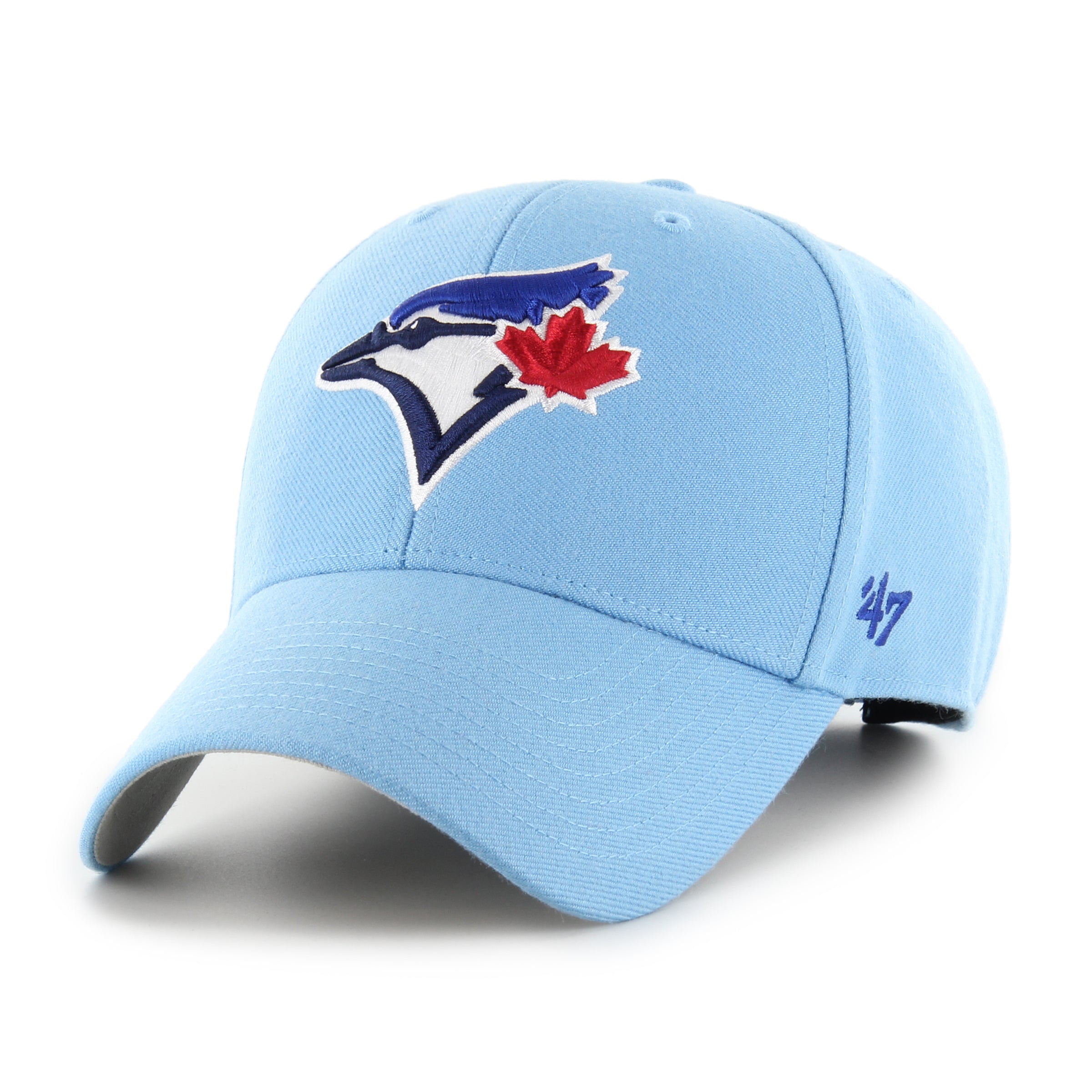 Casquette ajustable MVP bleue Columbia pour homme de la marque MLB 47 des Blue Jays de Toronto