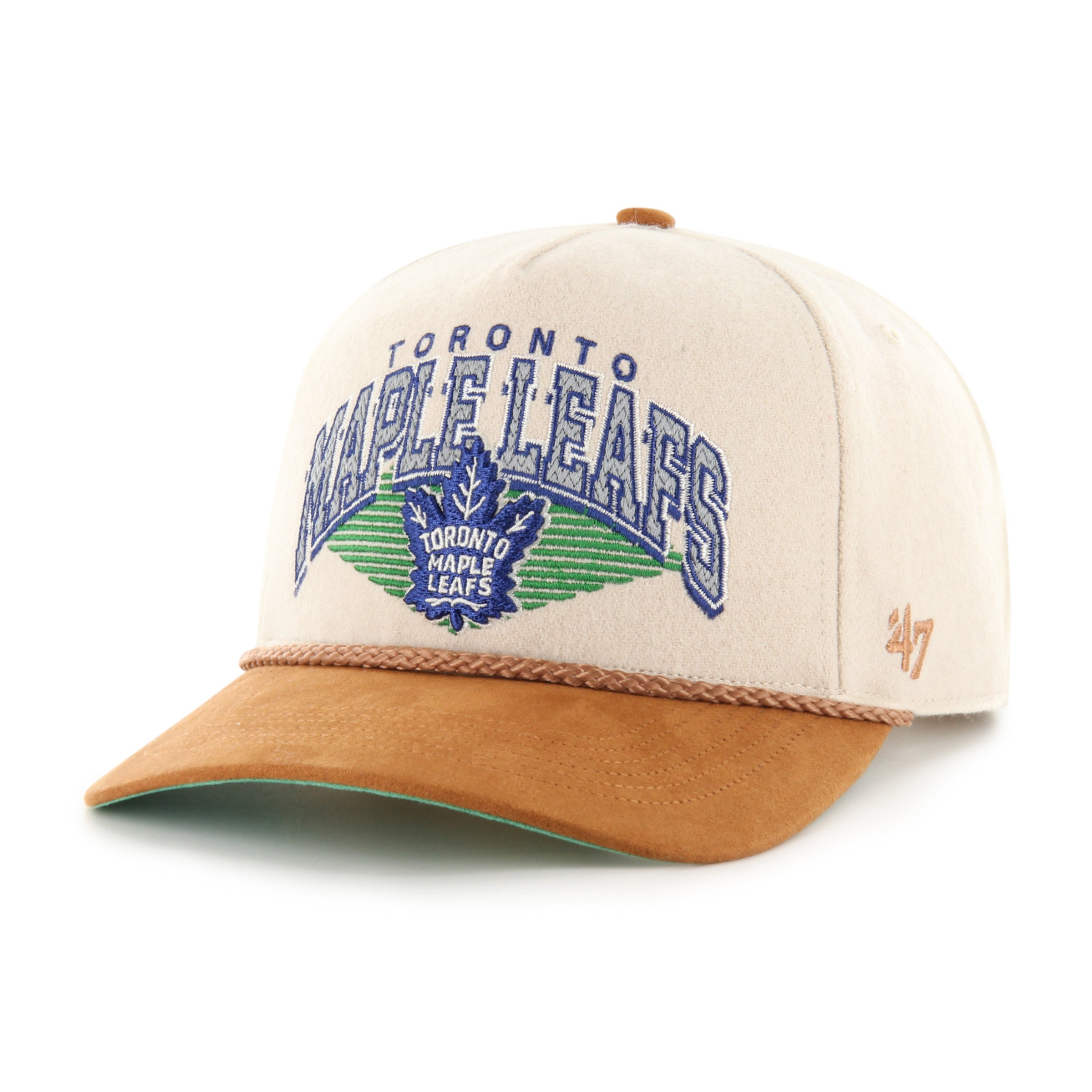 Casquette à visière ajustable en laine Pomona pour homme de la marque NHL 47 des Maple Leafs de Toronto