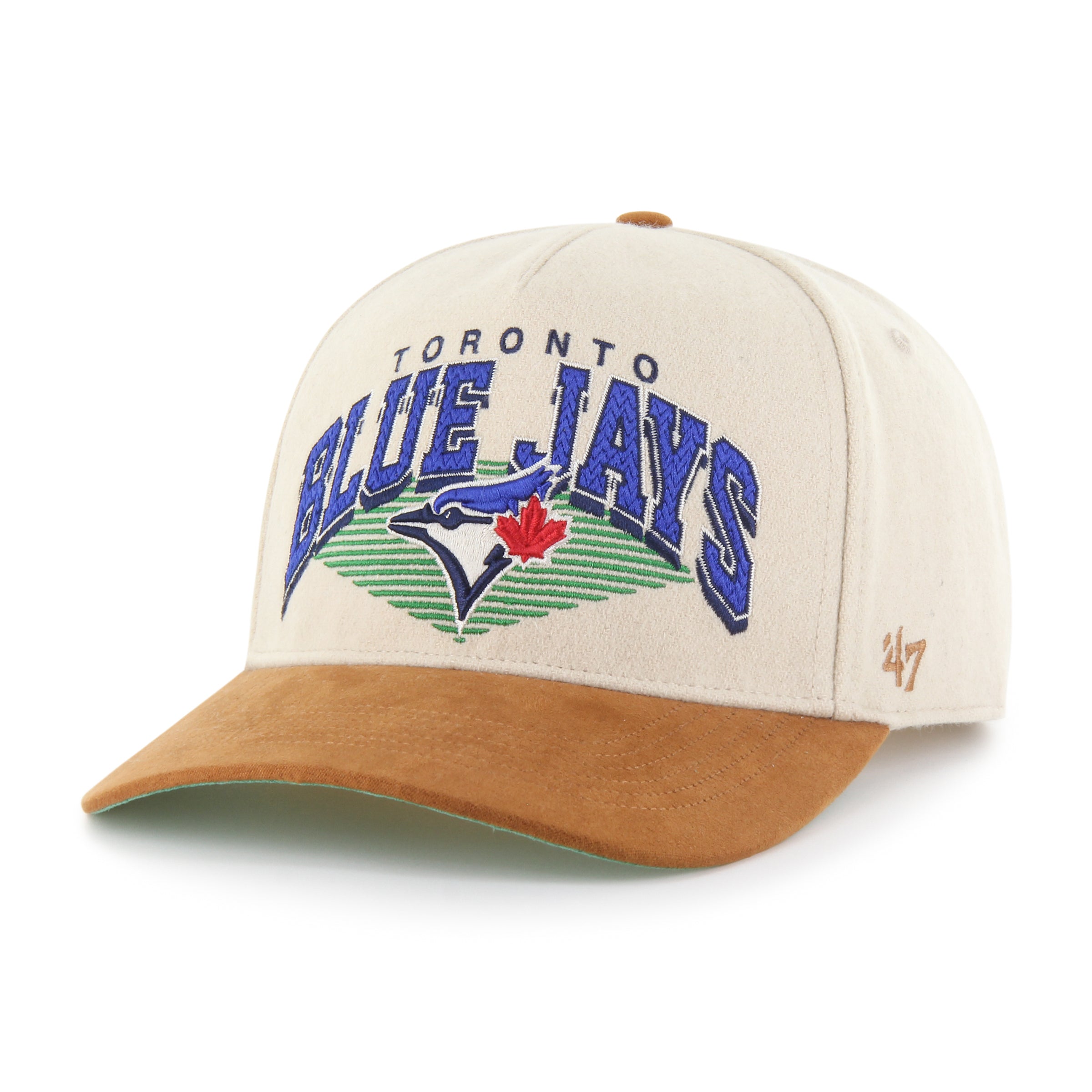 Toronto Blue Jays MLB 47 Brand Men's Pomona Wool Rope Hitch Snapback Hat