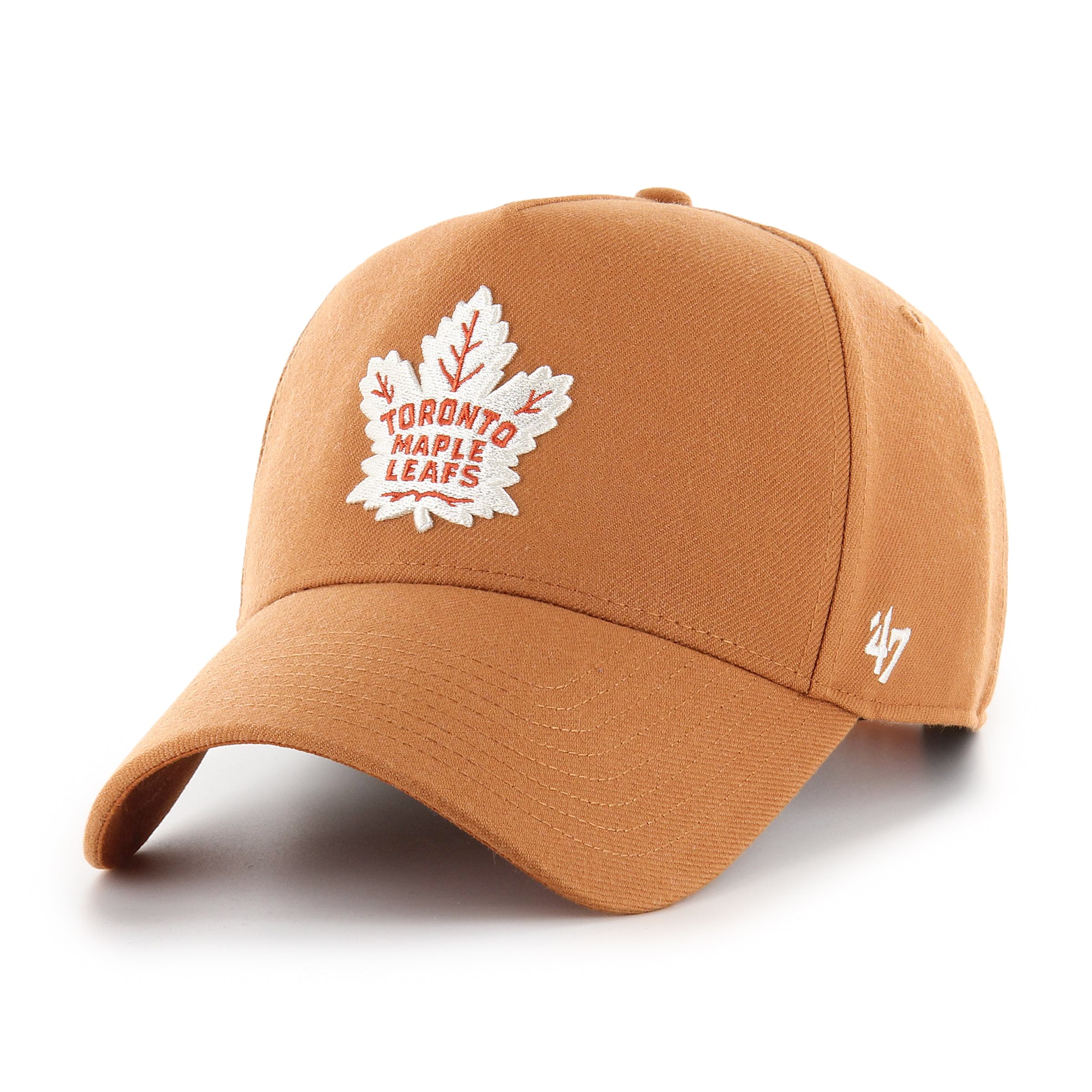 Toronto Maple Leafs NHL 47 Brand Men's Clay Ballpark Offside DT A-Frame Snapback Hat