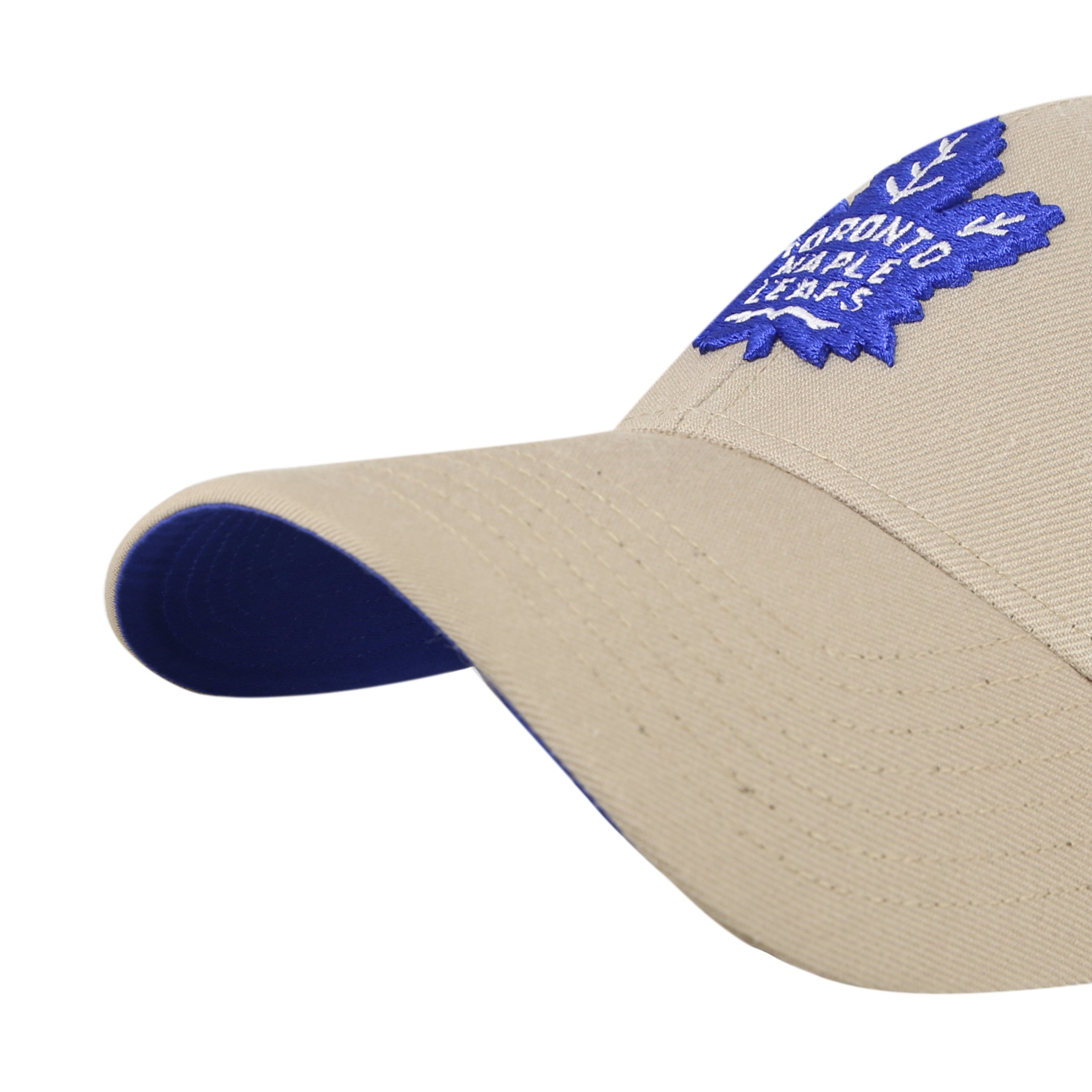 Toronto Maple Leafs NHL 47 Brand Men's Khaki MVP Sure Shot Snapback