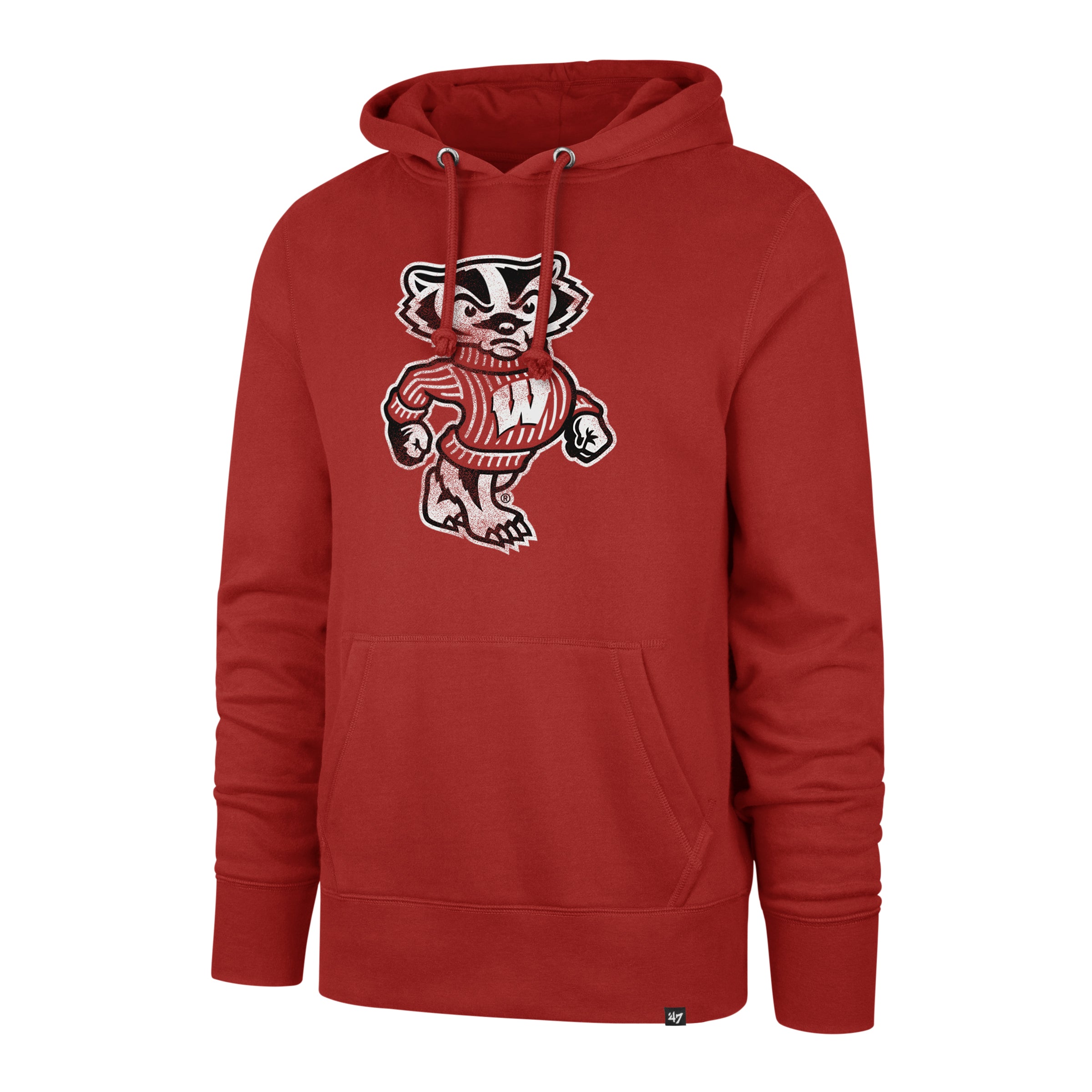 Wisconsin Badgers NCAA 47 Brand Sweat à capuche rouge pour homme