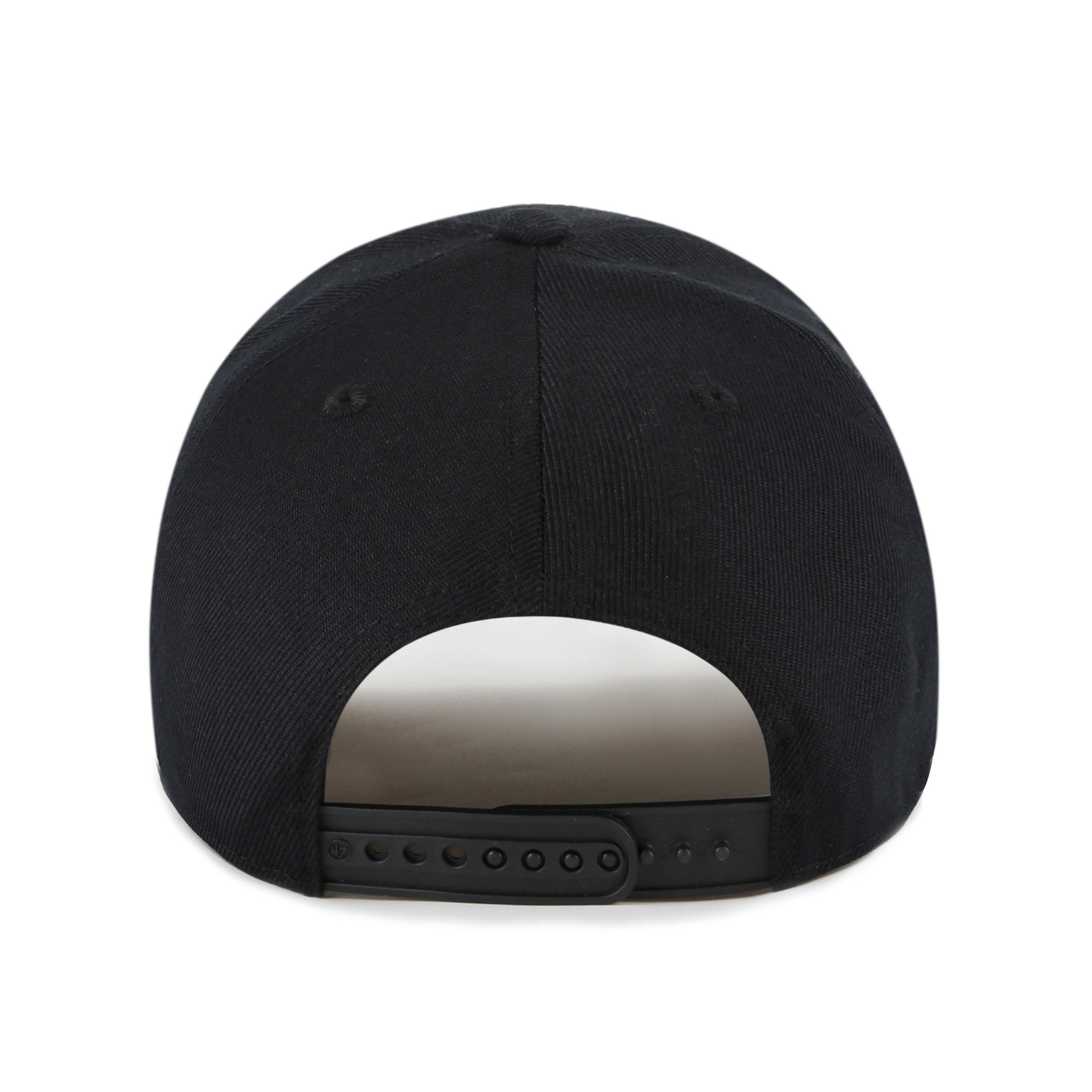 Vancouver Canucks NHL 47 Brand Men's Black White MVP Sure Shot Snapback