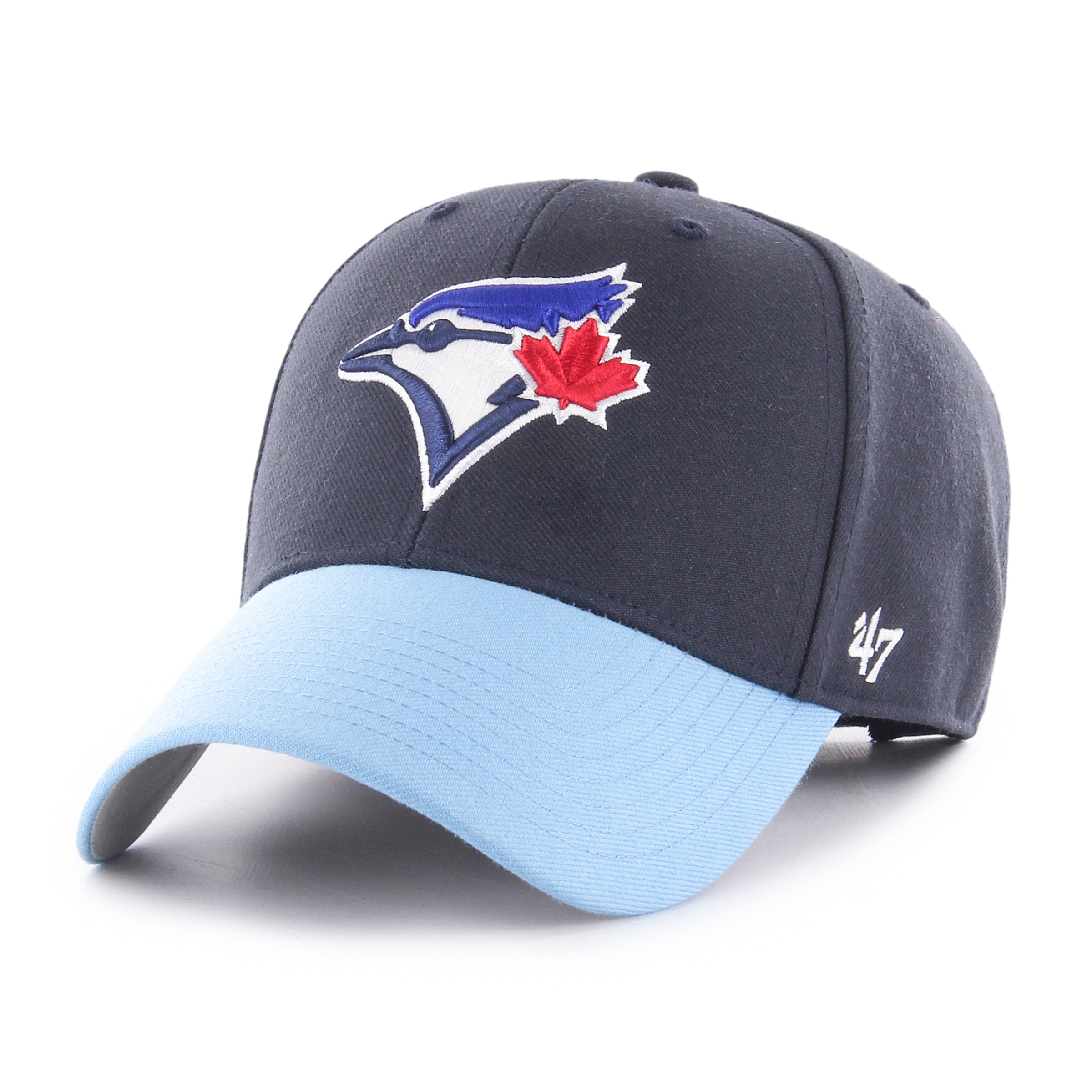 Toronto Blue Jays MLB 47 Brand Men's Navy MVP Two Tone Adjustable Hat