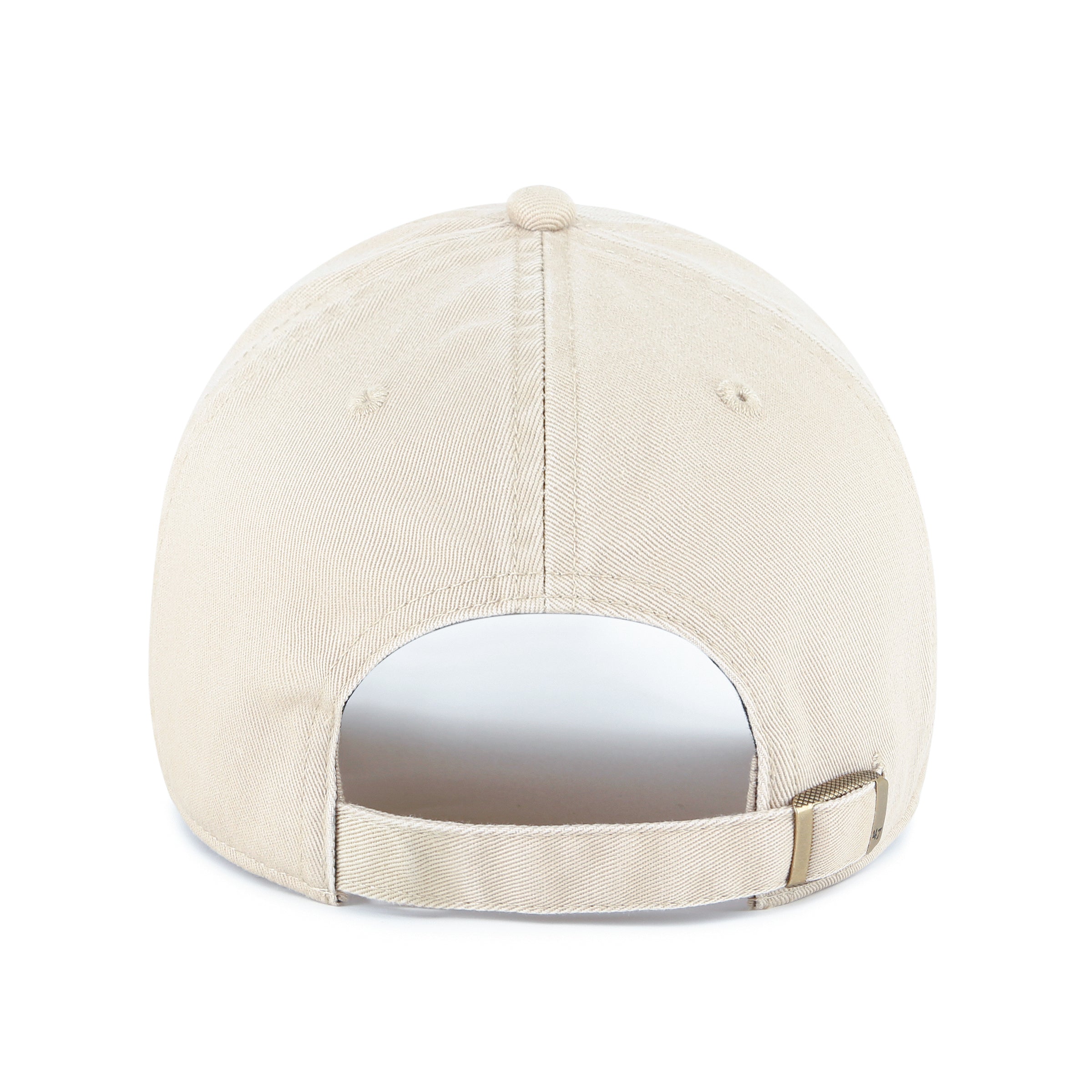 Toronto Raptors NBA 47 Brand Men's Cream/Black Grand Stand Clean Up Adjustable Hat