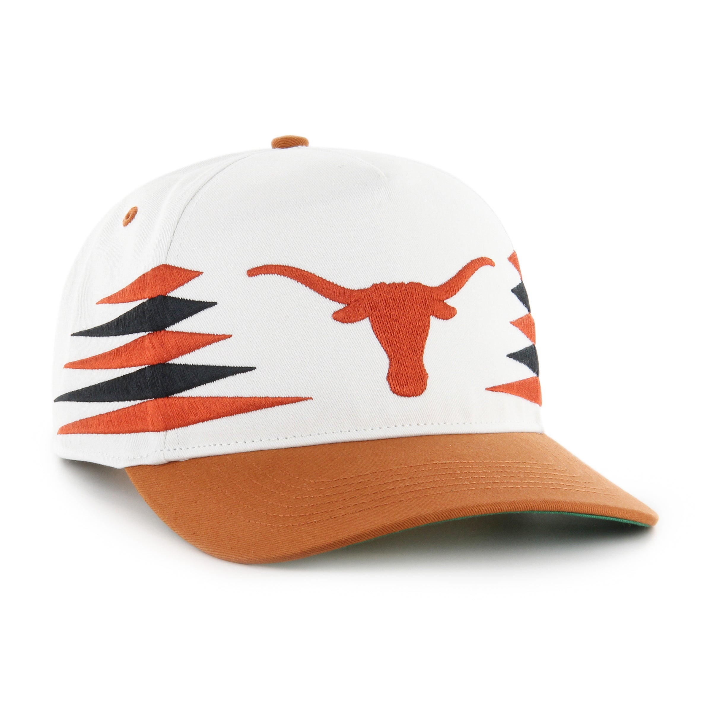 Texas Longhorns NCAA 47 Brand Men's White Diamond Hitch Snapback Hat