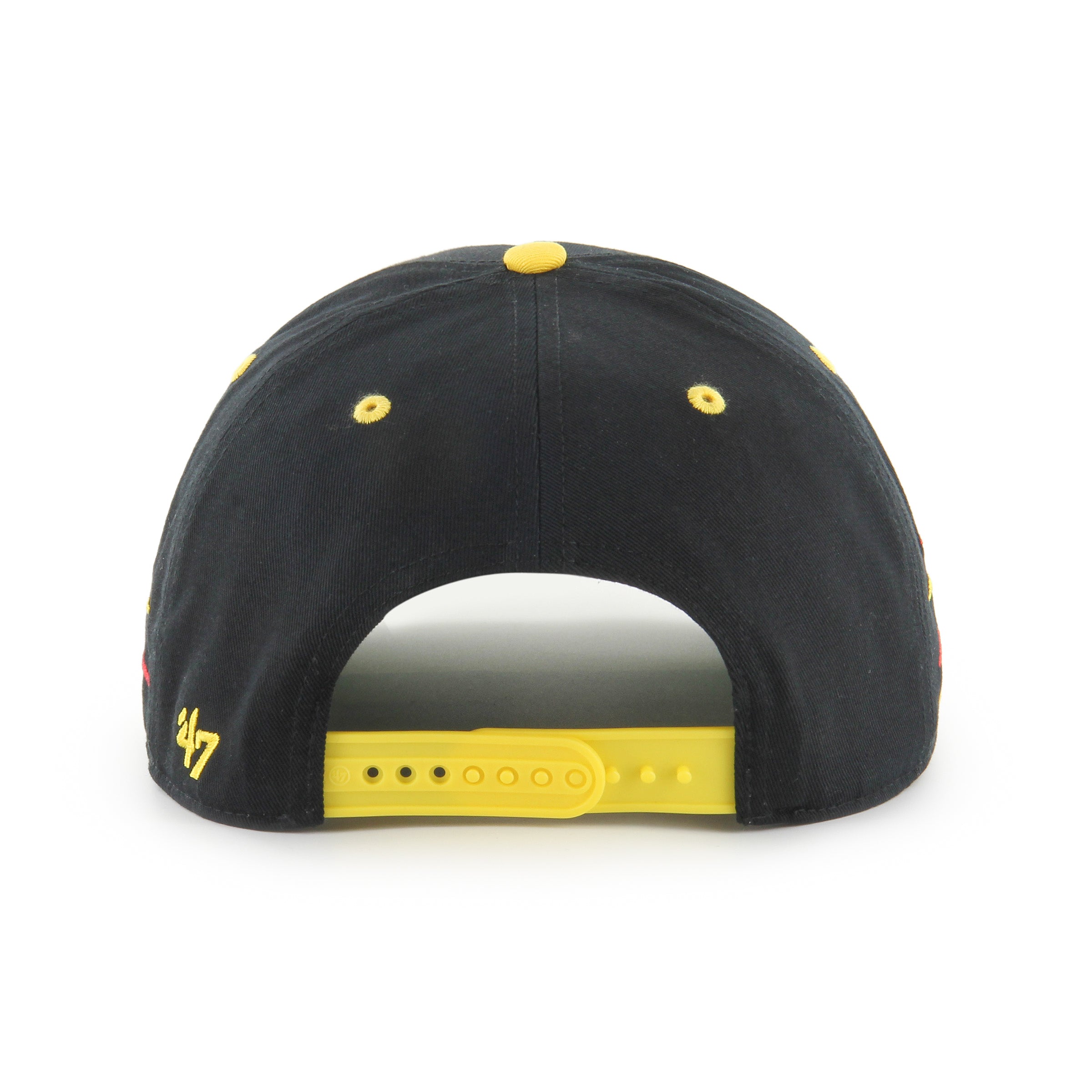 Vancouver Canucks NHL 47 Brand Men's Black Diamond Hitch Snapback Hat