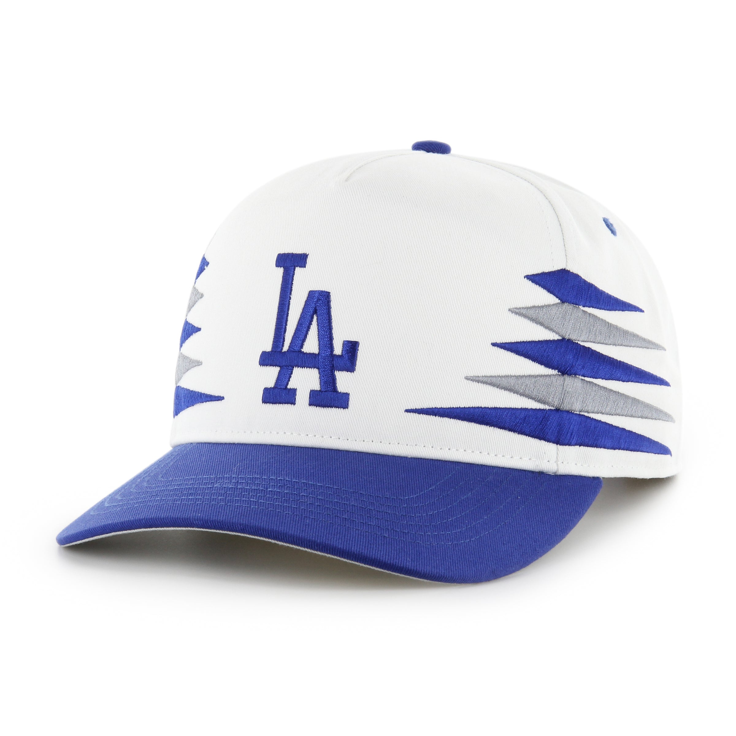 Casquette snapback blanche Diamond Hitch des Dodgers de Los Angeles MLB 47 pour homme
