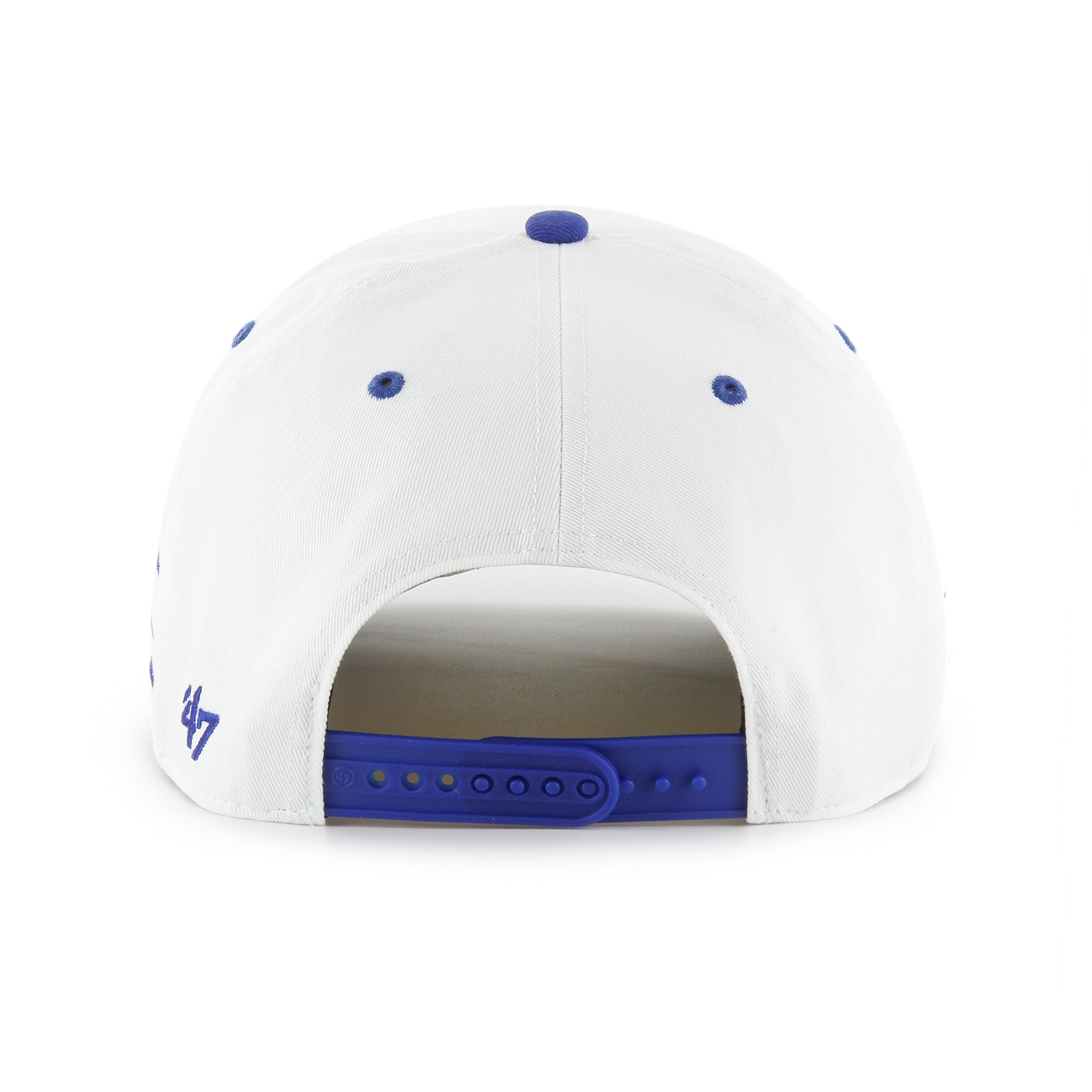 Los Angeles Dodgers MLB 47 Brand Men's White Diamond Hitch Snapback Hat