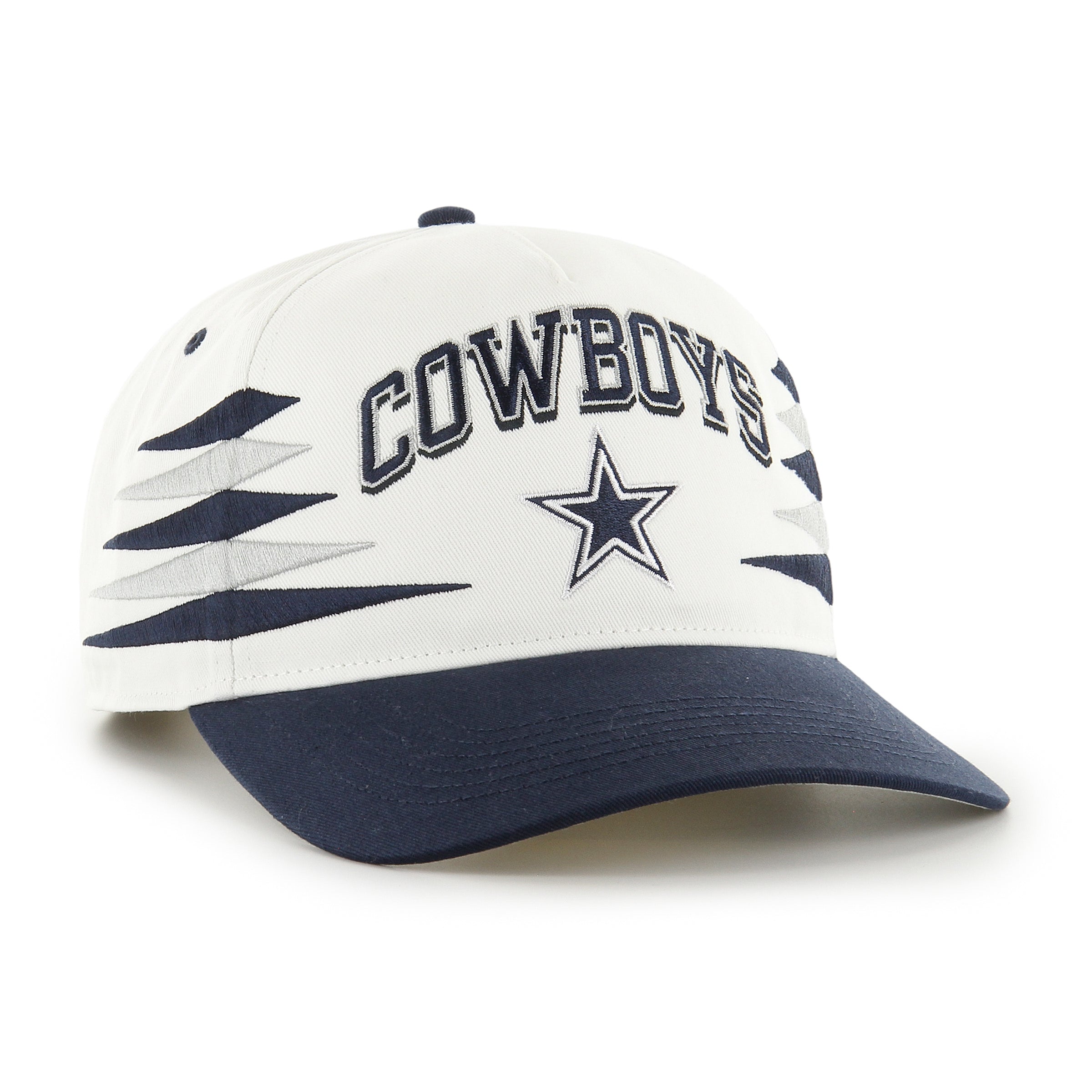 Dallas Cowboys NFL 47 Brand Men's White Diamond Hitch Snapback Hat