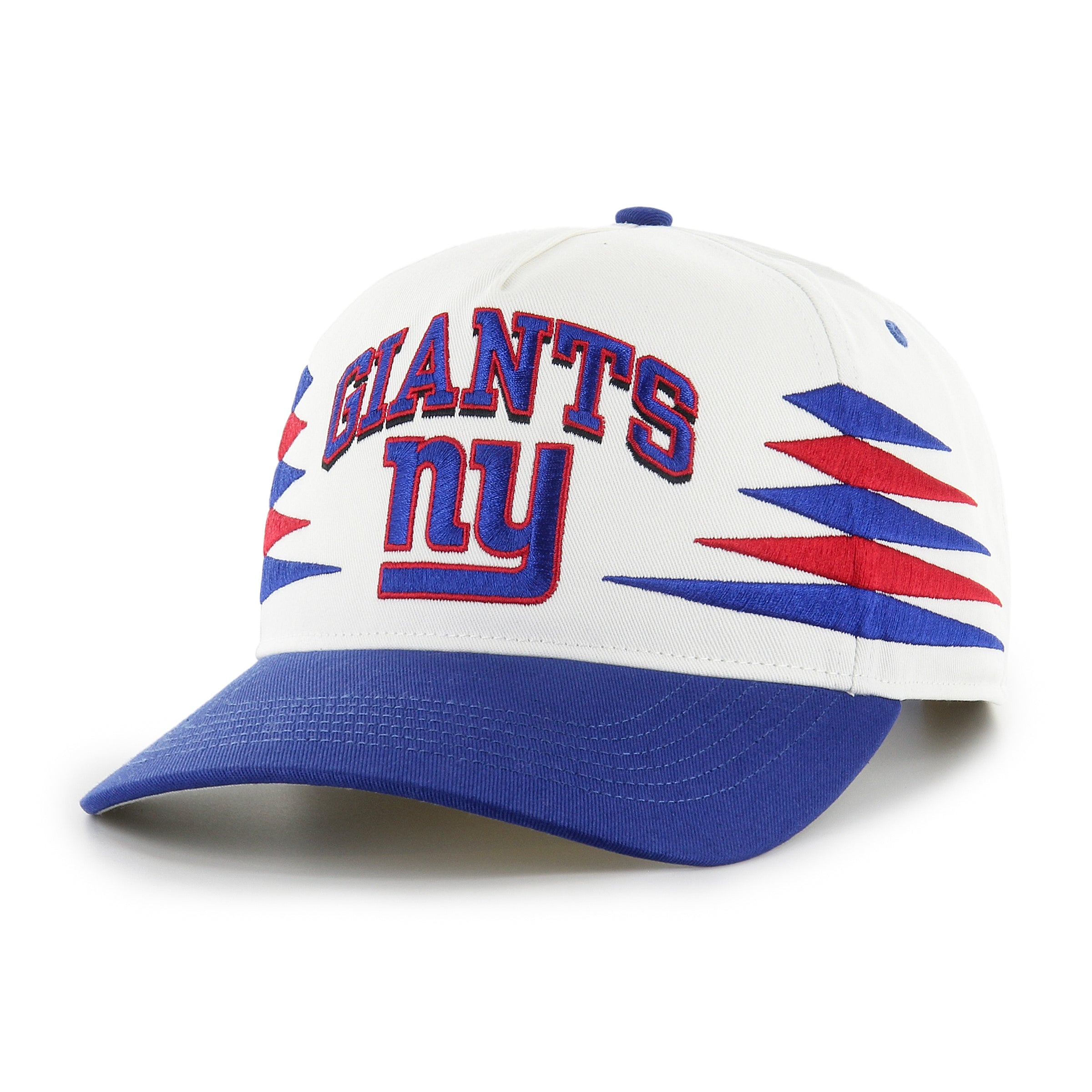 New York Giants NFL 47 Brand Men's White Diamond Hitch Snapback Hat