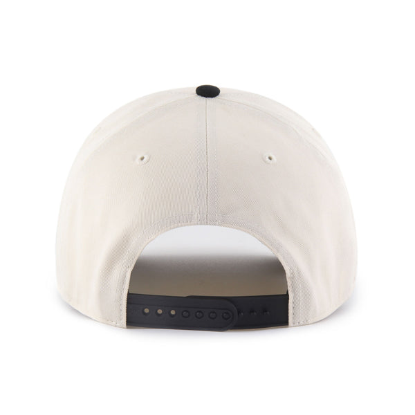 Boston Bruins NHL 47 Brand Men's Beige Black Tabloid Hitch RF Snapback