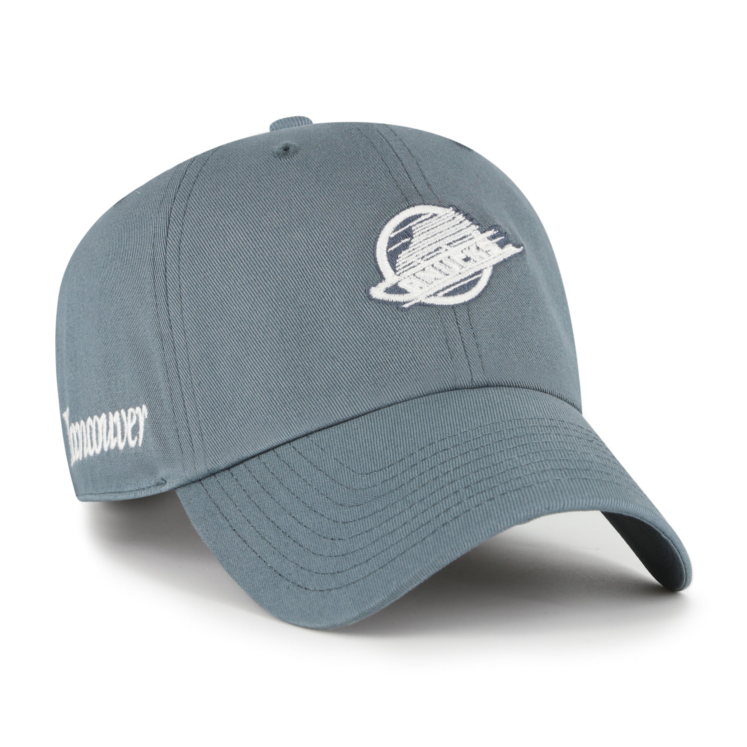 Casquette ajustable grise Foundation Clean Up pour homme des Canucks de Vancouver de la LNH 47 Brand
