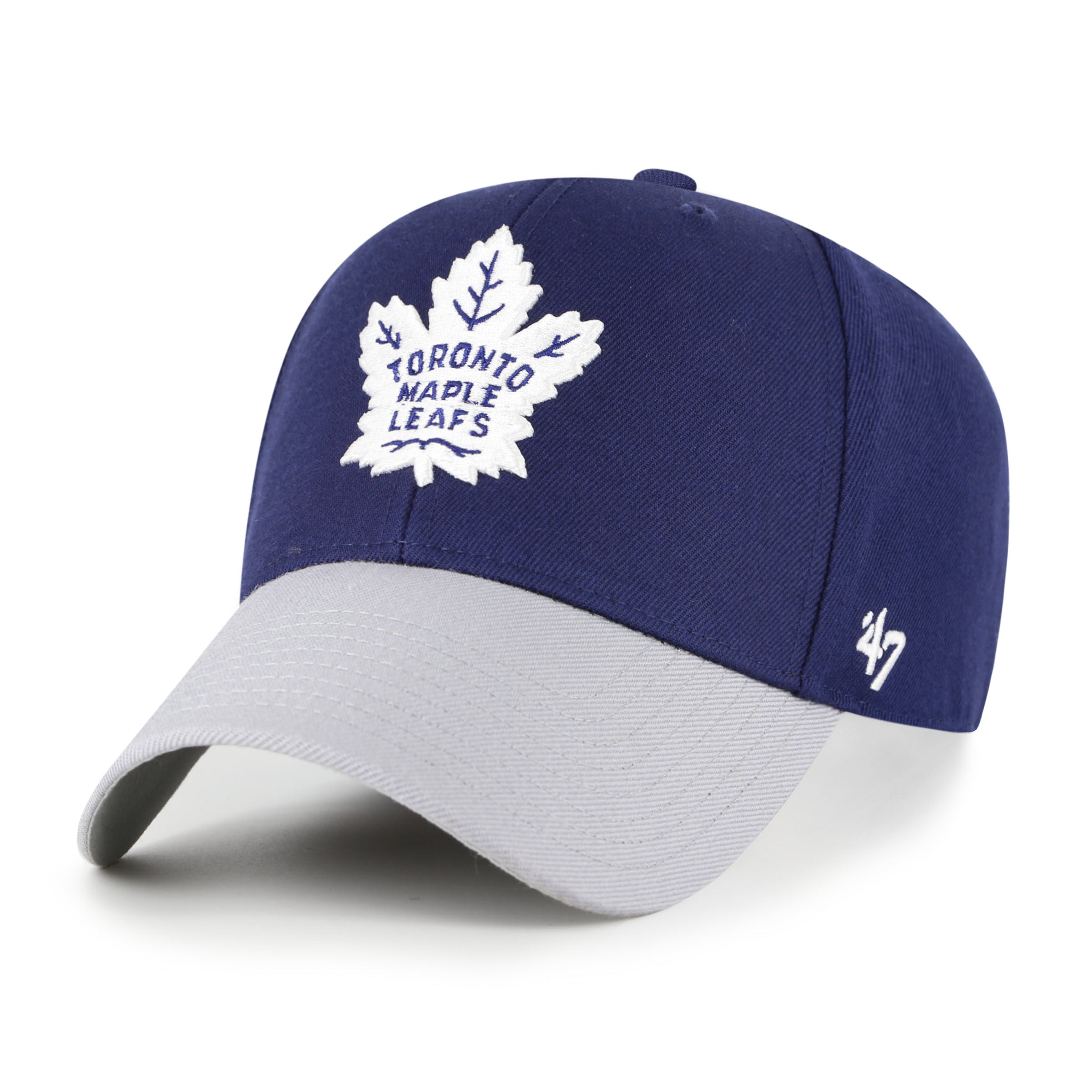 Casquette ajustable bicolore bleu marine MVP des Maple Leafs de Toronto de la LNH pour homme de la marque 47