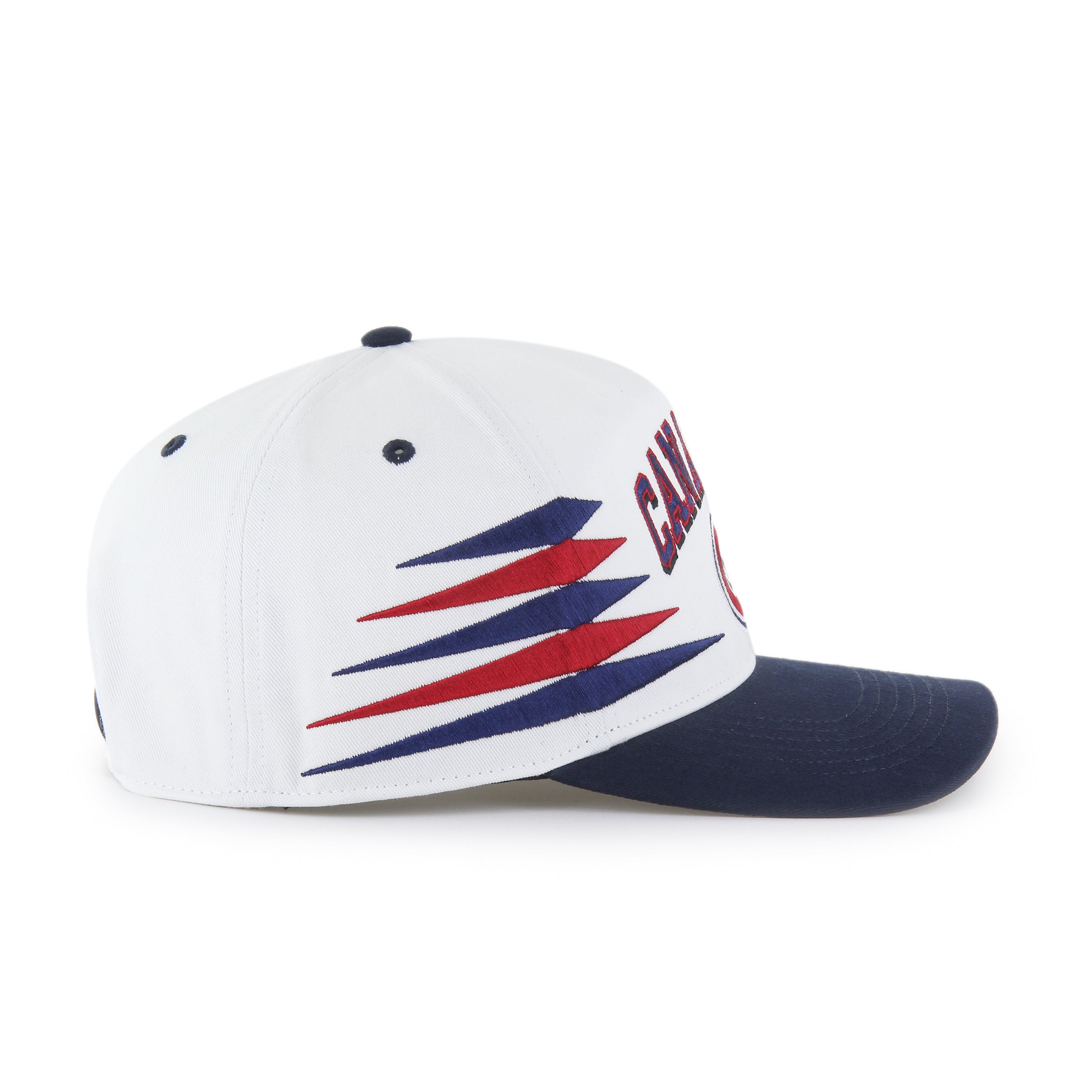 Montreal Canadiens NHL 47 Brand Men's White Diamond Hitch Snapback Hat