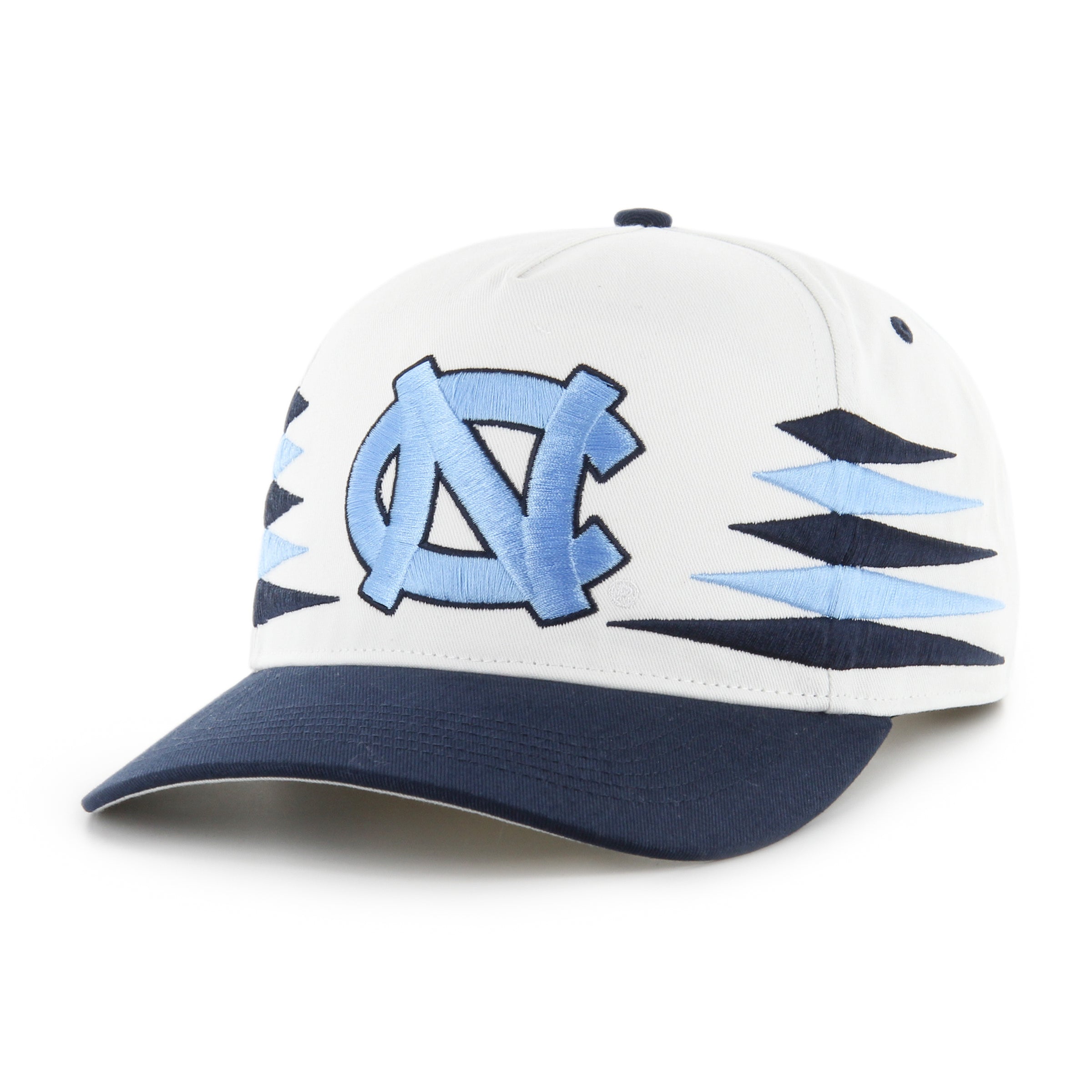 Casquette snapback blanche Diamond Hitch pour homme des Tarheels de Caroline du Nord (NCAA 47 Brand)