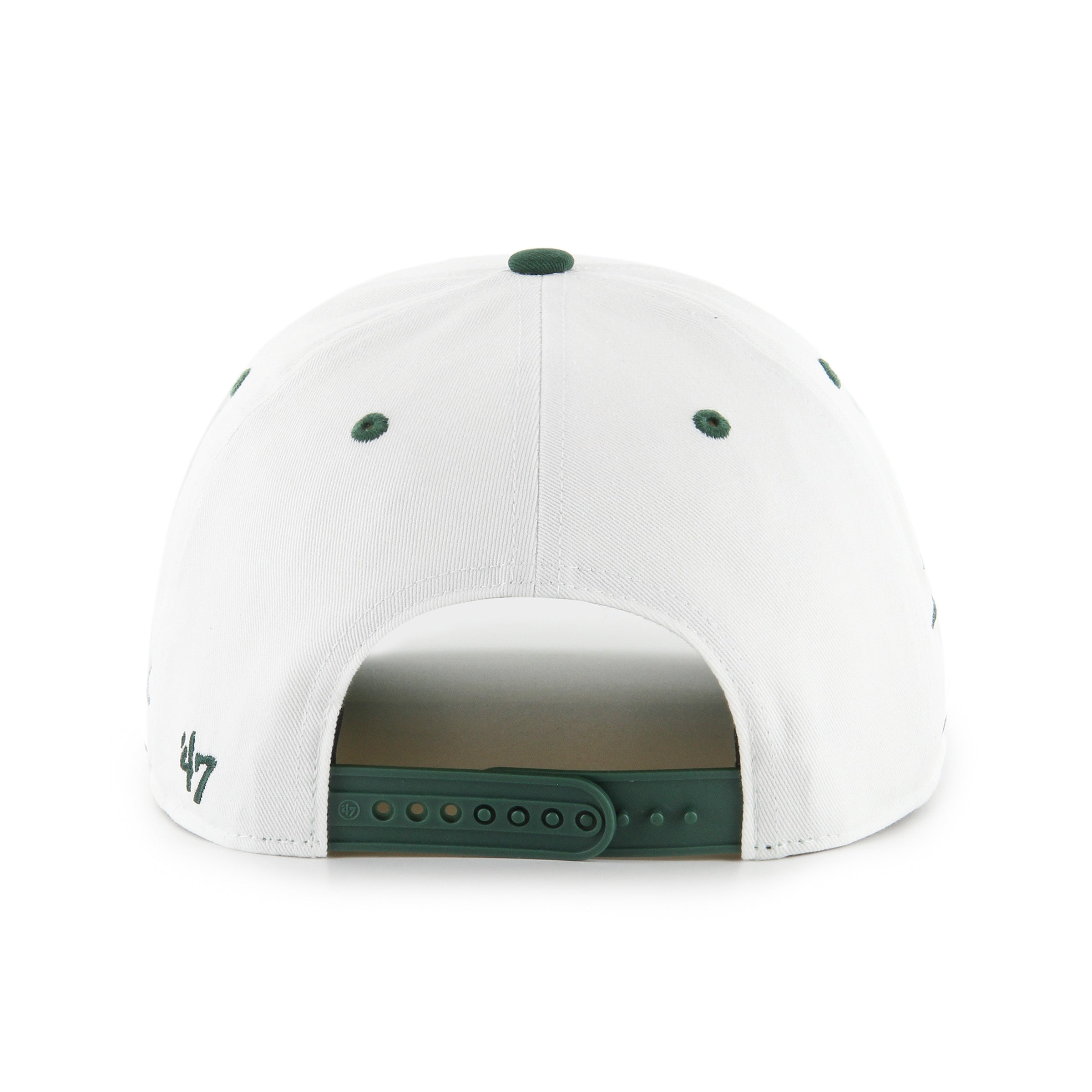 Michigan State Spartans NCAA 47 Brand Men's White Diamond Hitch Snapback Hat