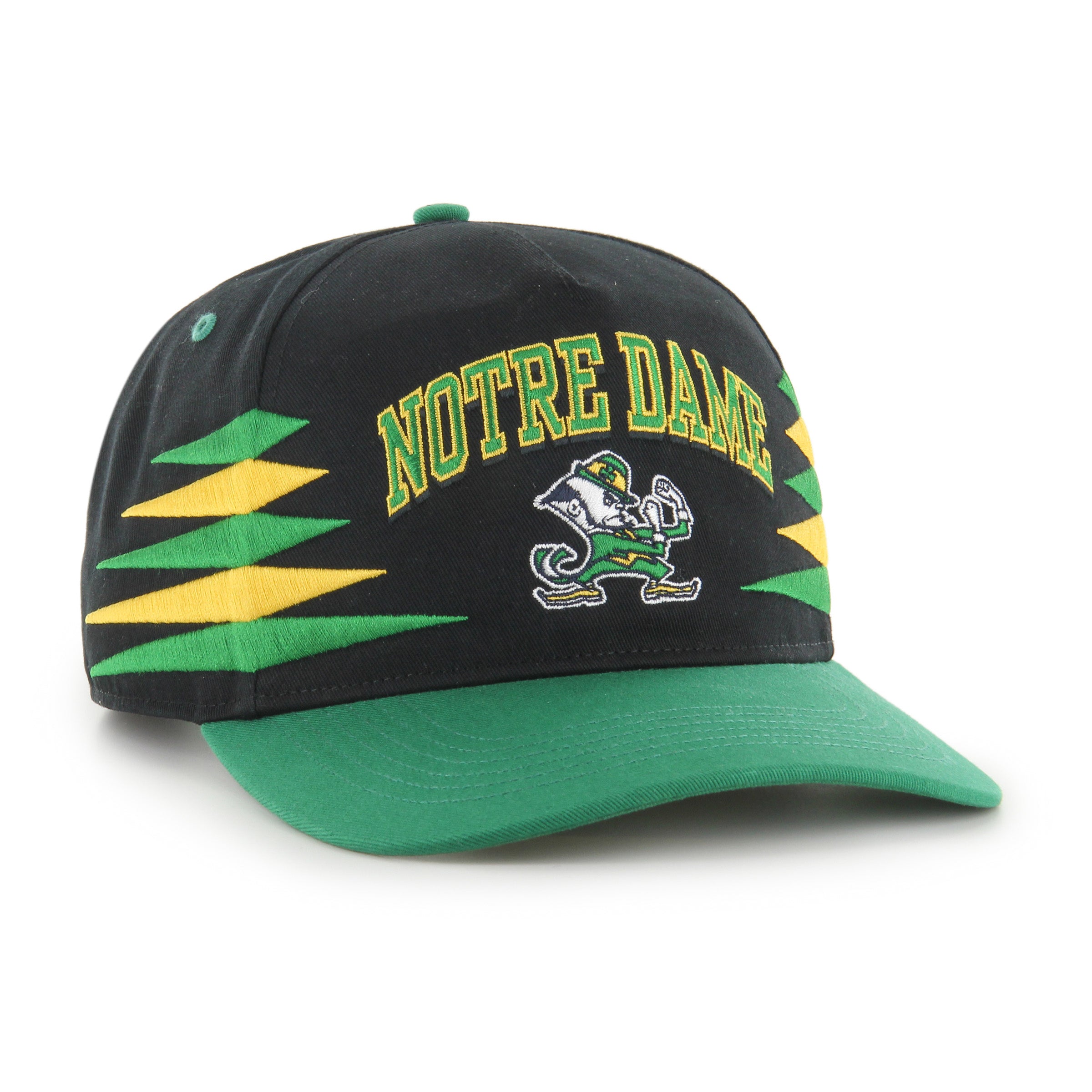 Casquette snapback Black Diamond Hitch pour homme de la marque NCAA 47 des Fighting Irish de Notre Dame