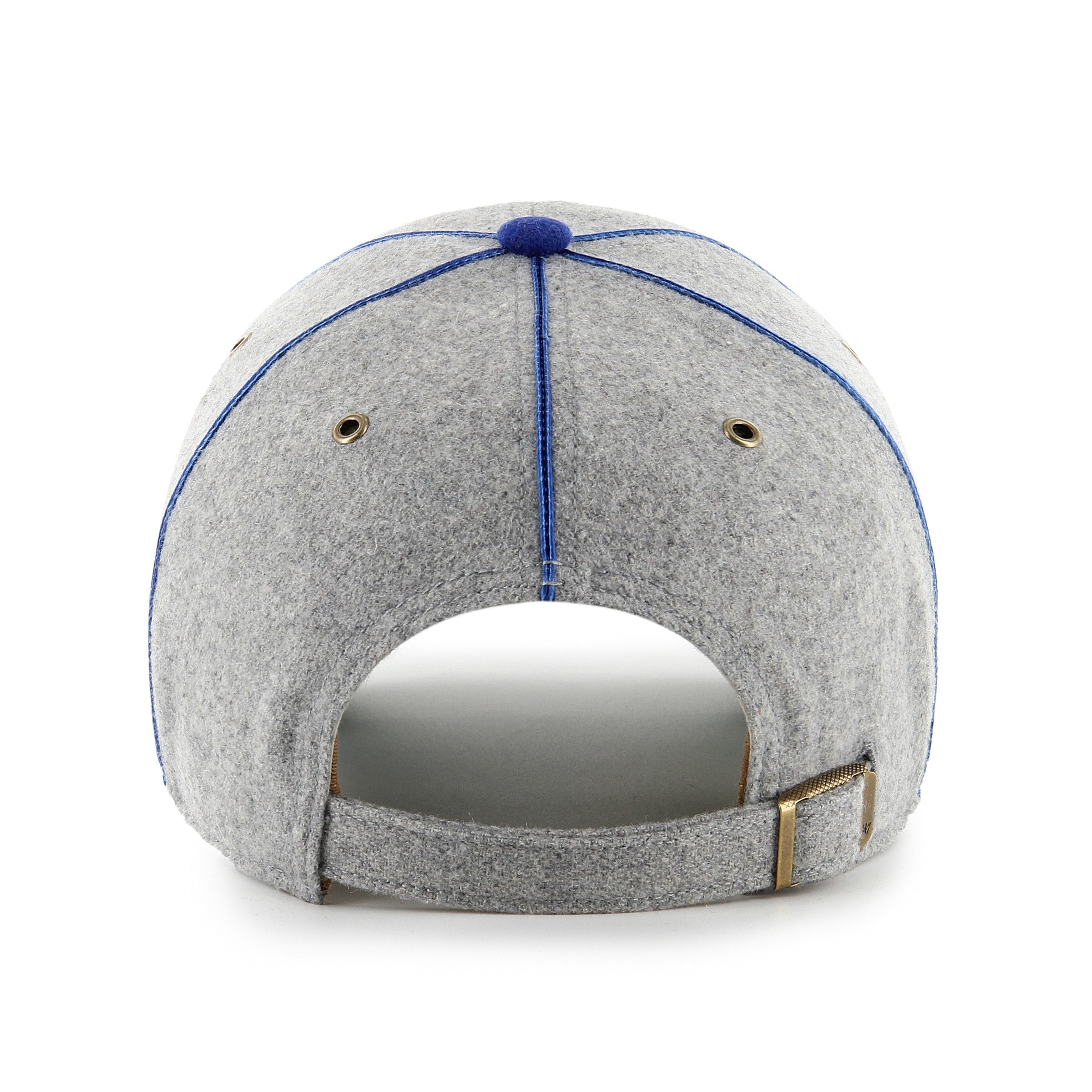 Casquette ajustable en feutre gris Brocke Clean Up pour homme des Expos de Montréal de la marque MLB 47