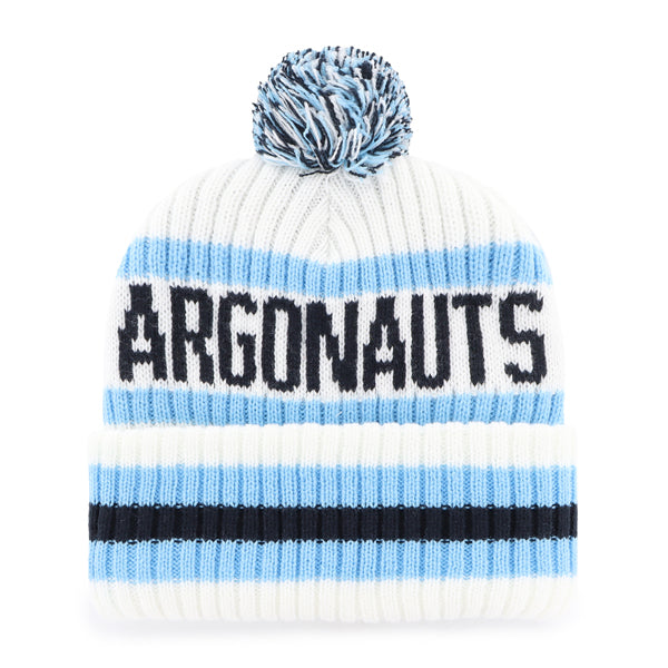 Toronto Argonauts CFL 47 Brand Men's White Bering Cuff Pom Knit
