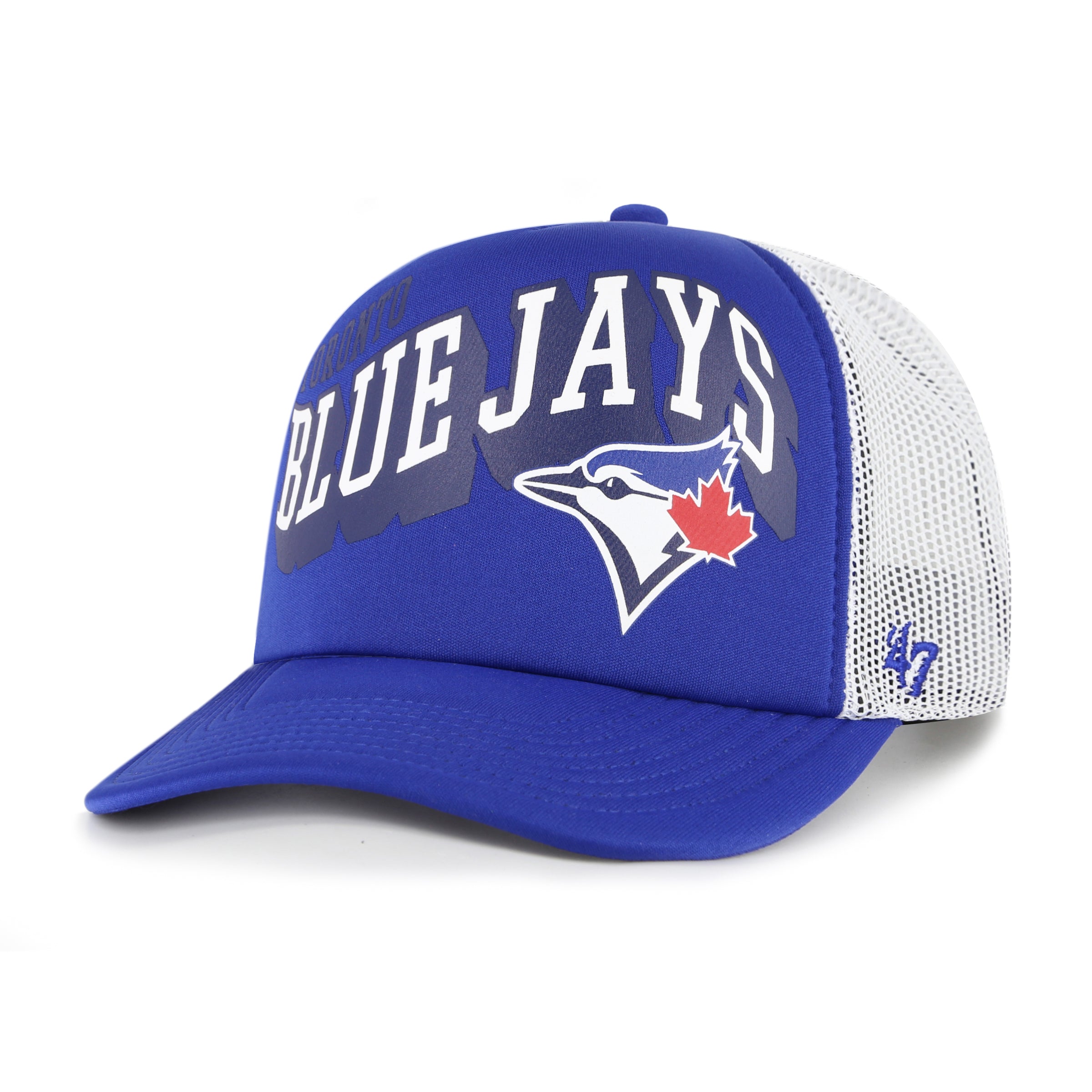 Toronto Blue Jays MLB 47 Brand Men's Royal Meander Foam Trucker Snapback