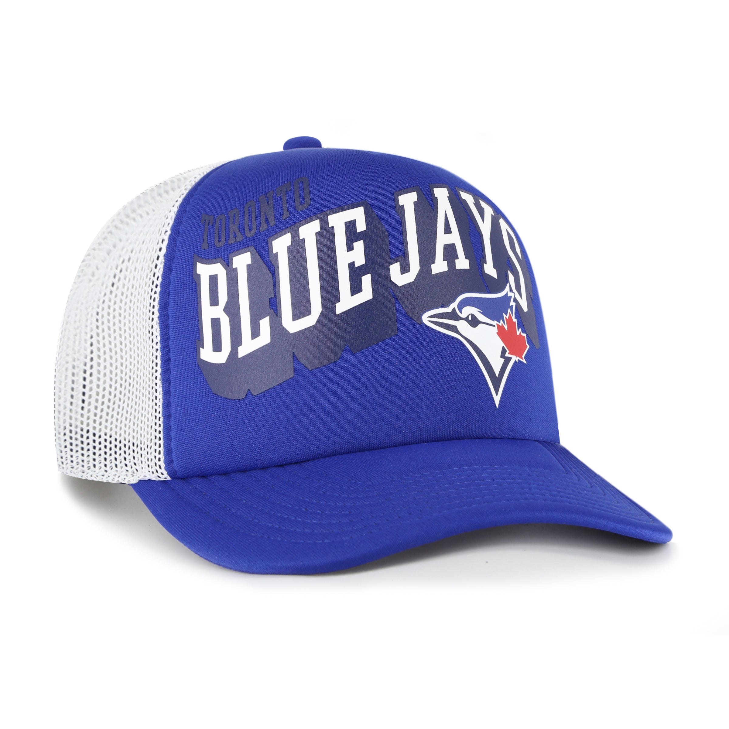 Toronto Blue Jays MLB 47 Brand Men's Royal Meander Foam Trucker Snapback