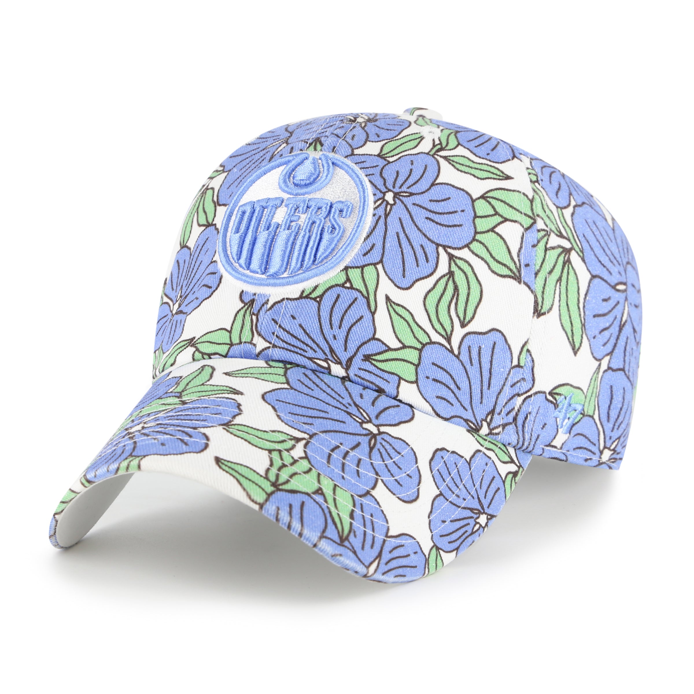 Casquette ajustable Florentina Clean Up pour femme de la LNH 47 Brand des Oilers d'Edmonton