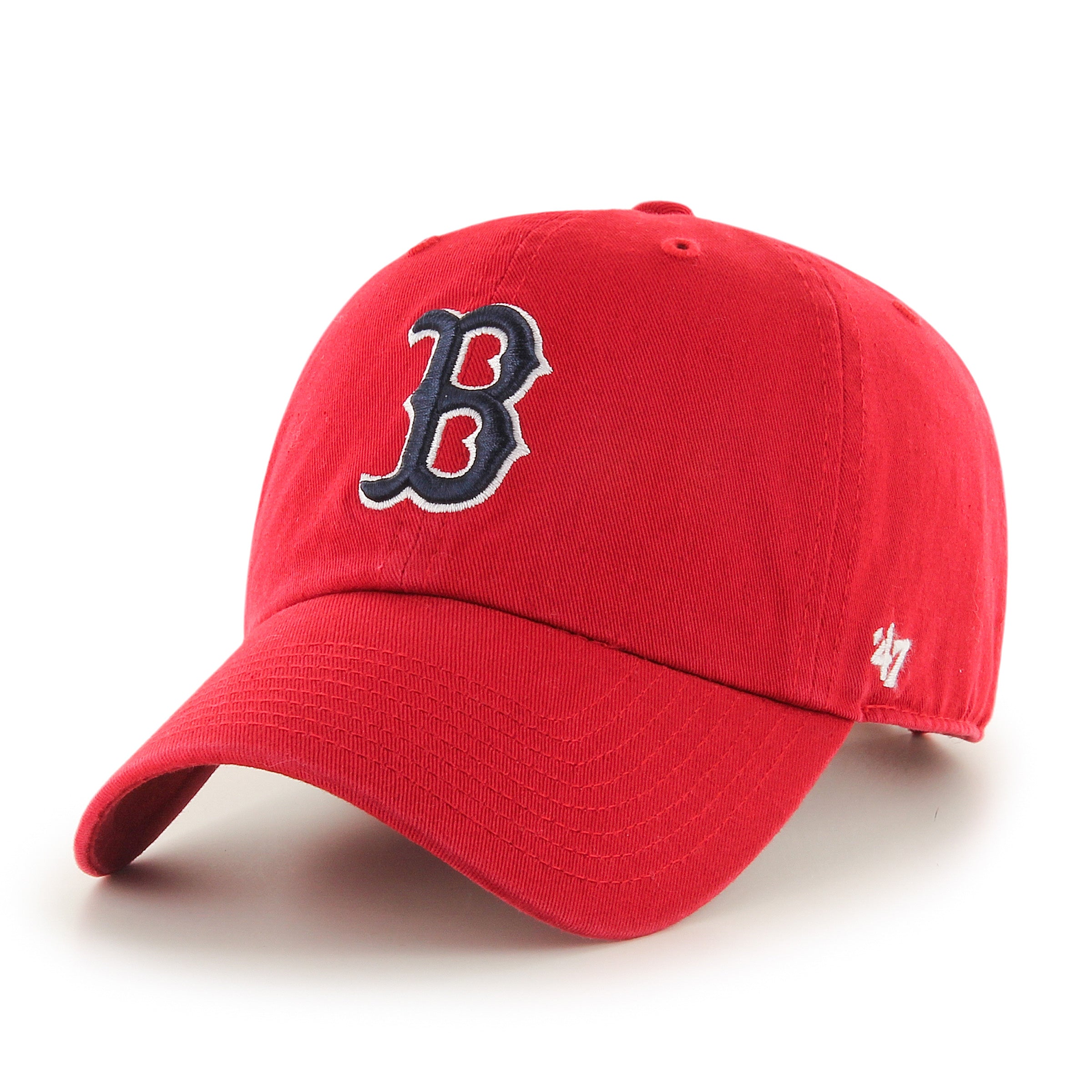 Boston Red Sox MLB 47 Brand Men's Red Alternate Clean Up Adjustable Hat