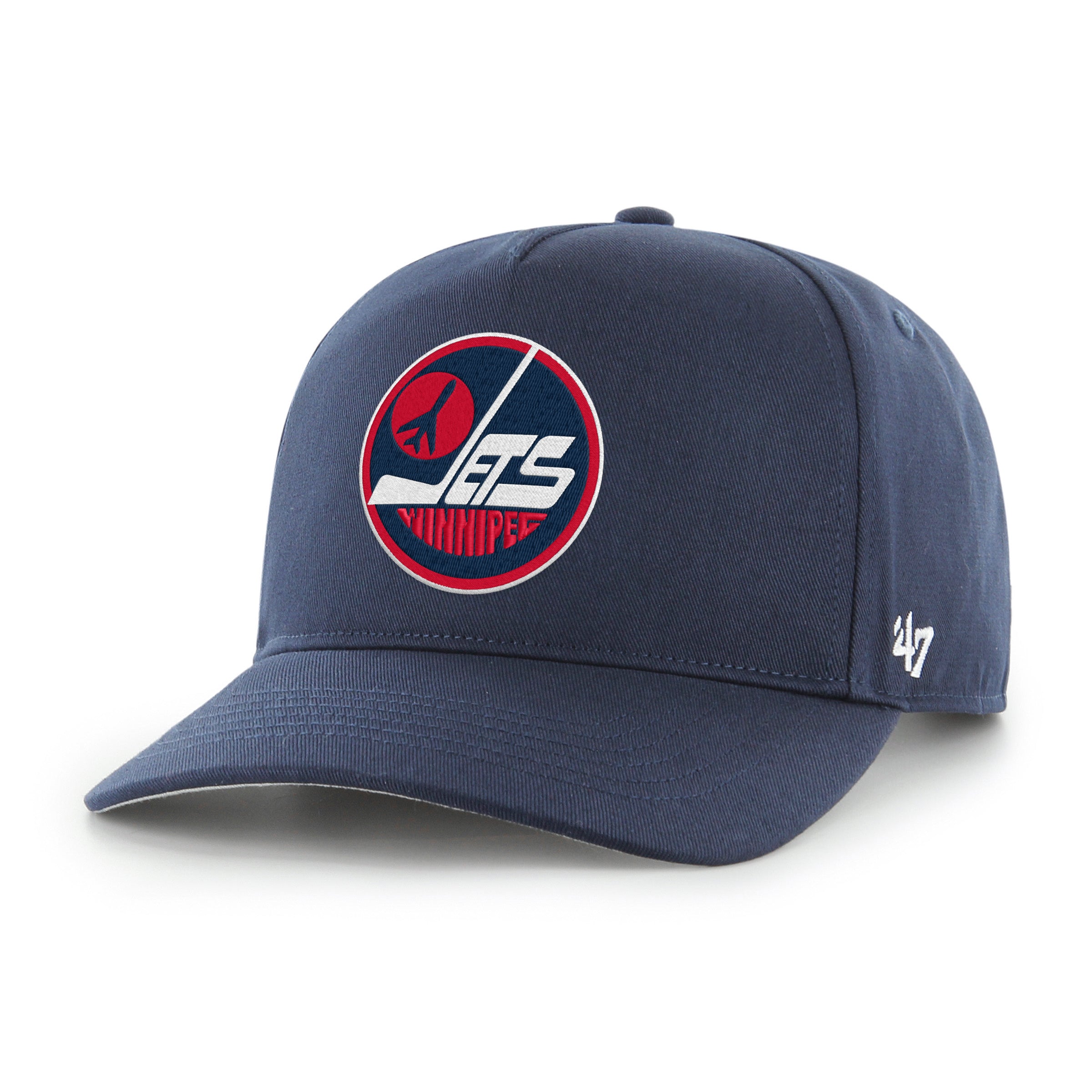 Casquette ajustable bleu marine pour homme des Jets de Winnipeg de la LNH 47 Brand