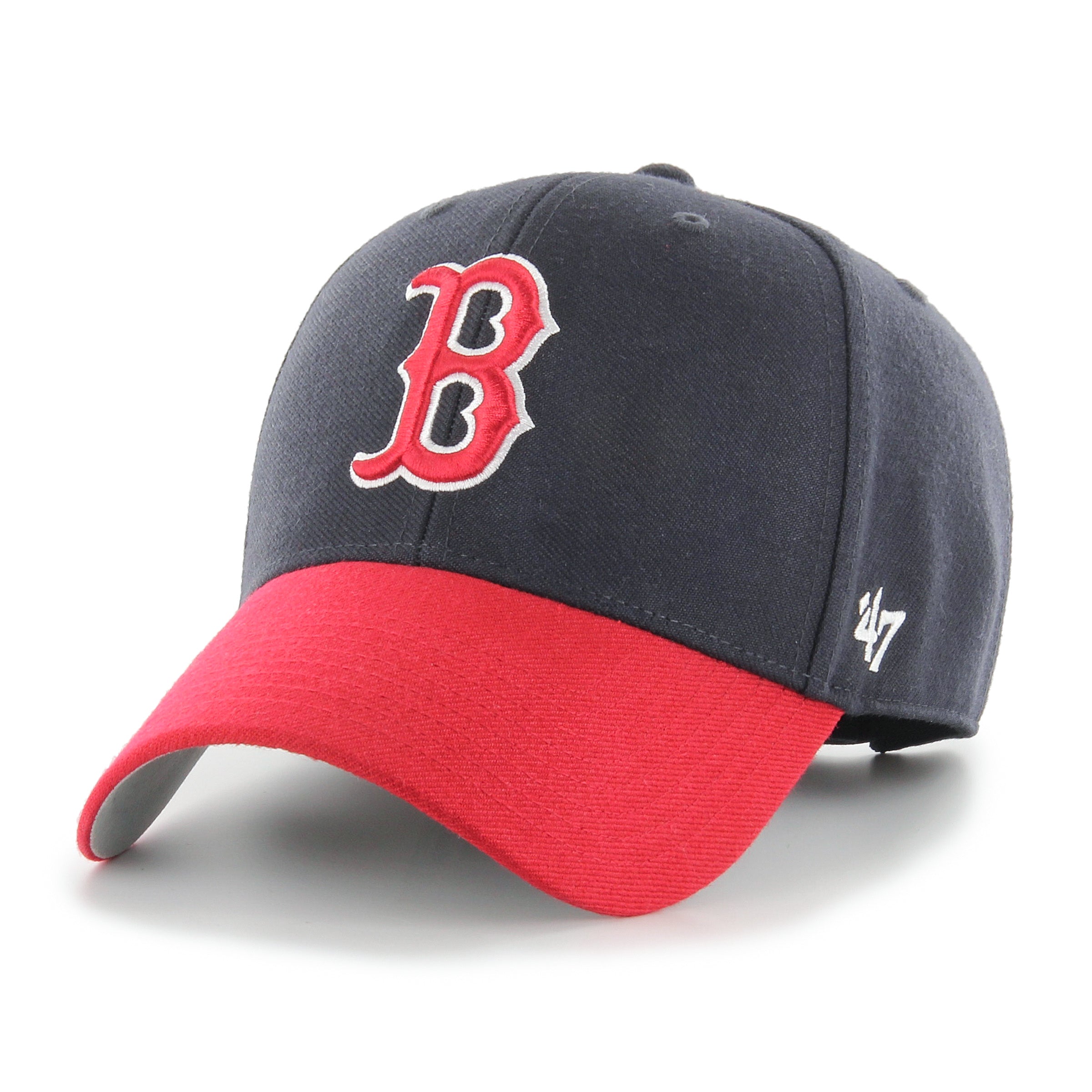 Boston Red Sox MLB 47 Brand Men's Navy MVP Two Tone Adjustable Hat