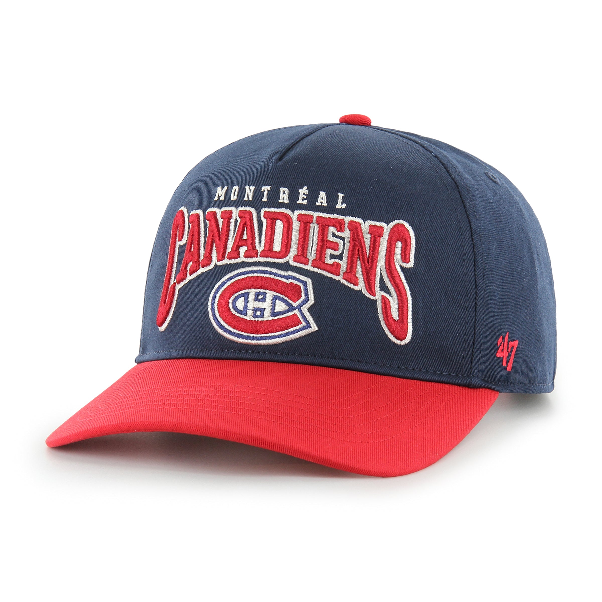 Casquette snapback Arch Hitch bleu marine/rouge pour homme des Canadiens de Montréal de la LNH 47 Brand