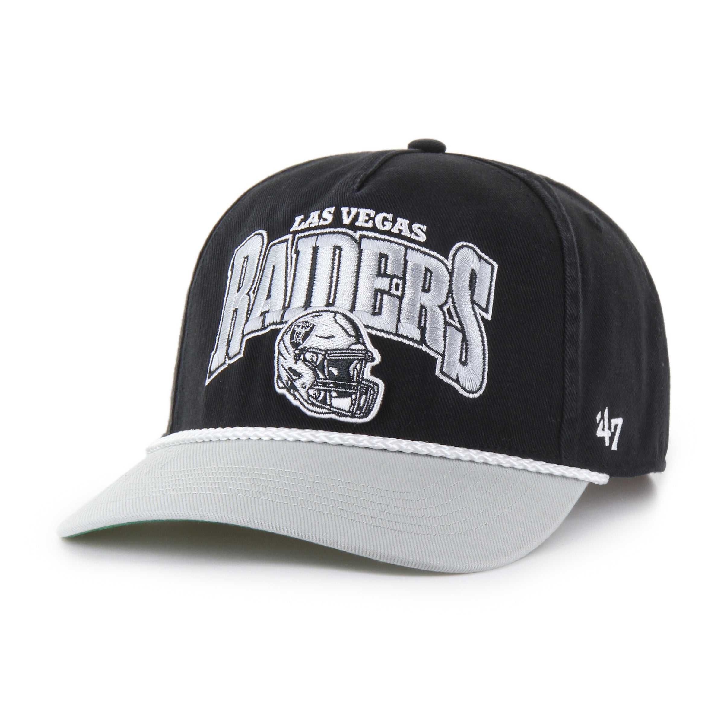 Las Vegas Raiders NFL 47 Brand Men's Black Palermo Hitch Snapback Hat